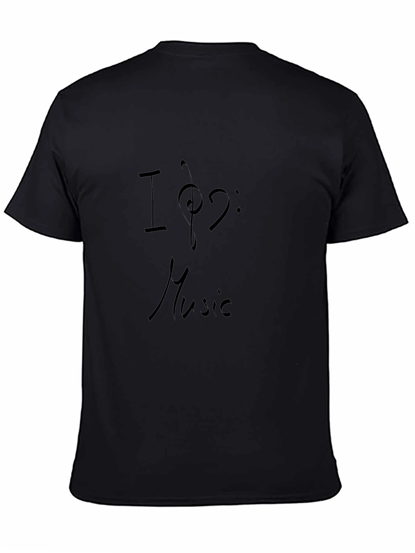 I Love Music Crew Neck T-Shirt