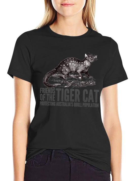 Tiger Cat Quoll T-Shirt - Protect Australias Wildlife