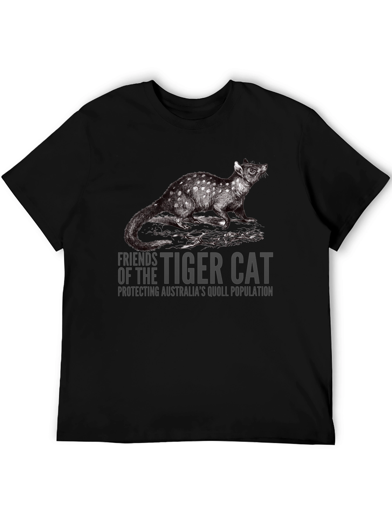 Tiger Cat Quoll T-Shirt - Protect Australias Wildlife