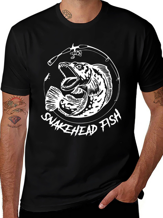 Snakehead Fish T-Shirt - Unique Angler Design