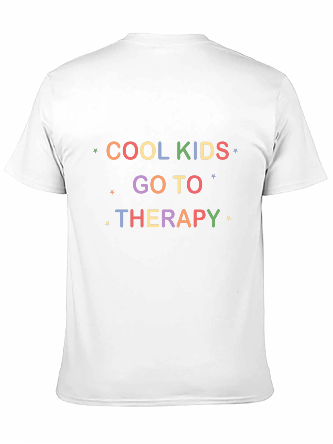 Cool Kids Go To Therapy Black Graphic T-Shirt