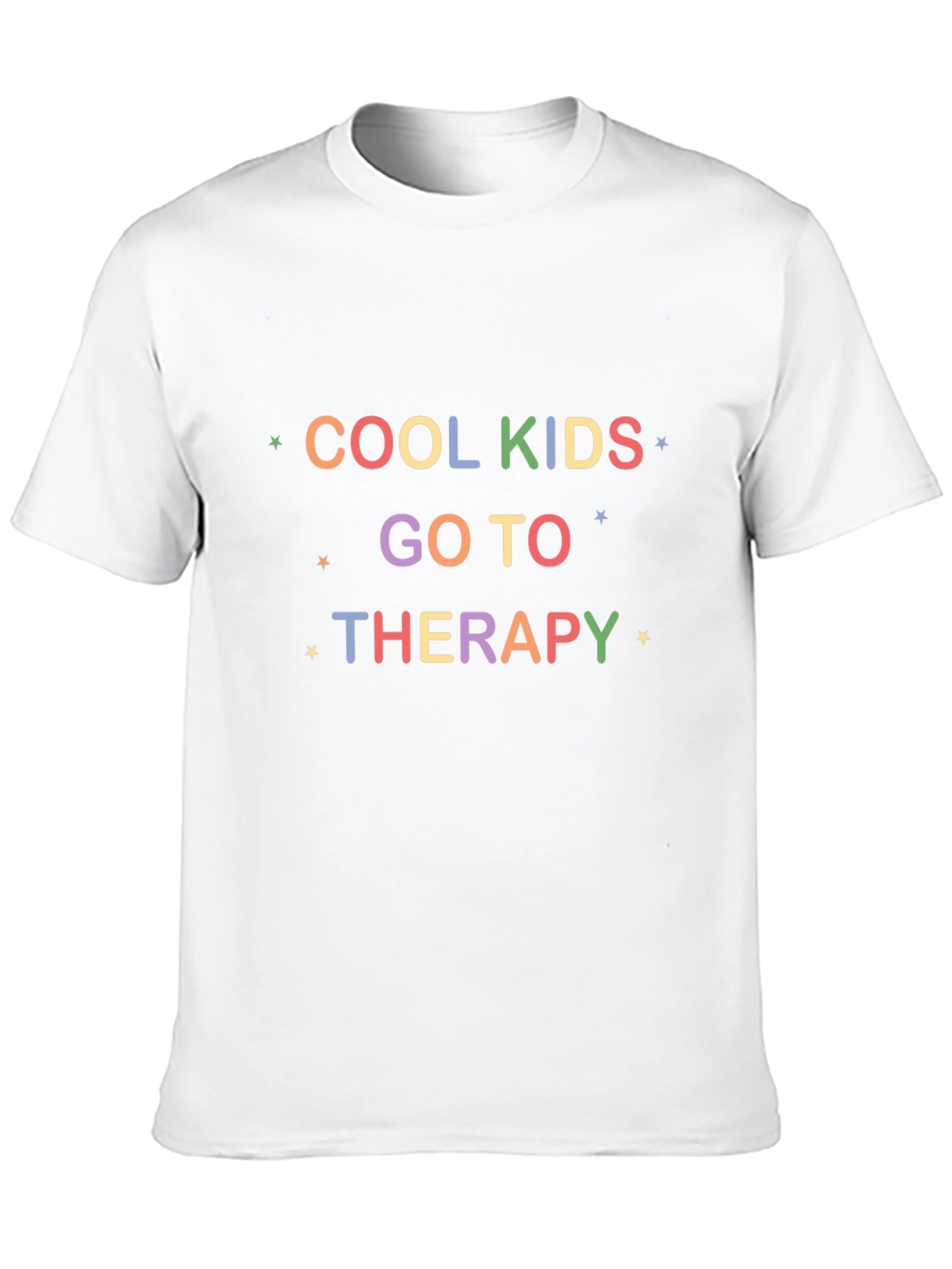 Cool Kids Go To Therapy Black Graphic T-Shirt