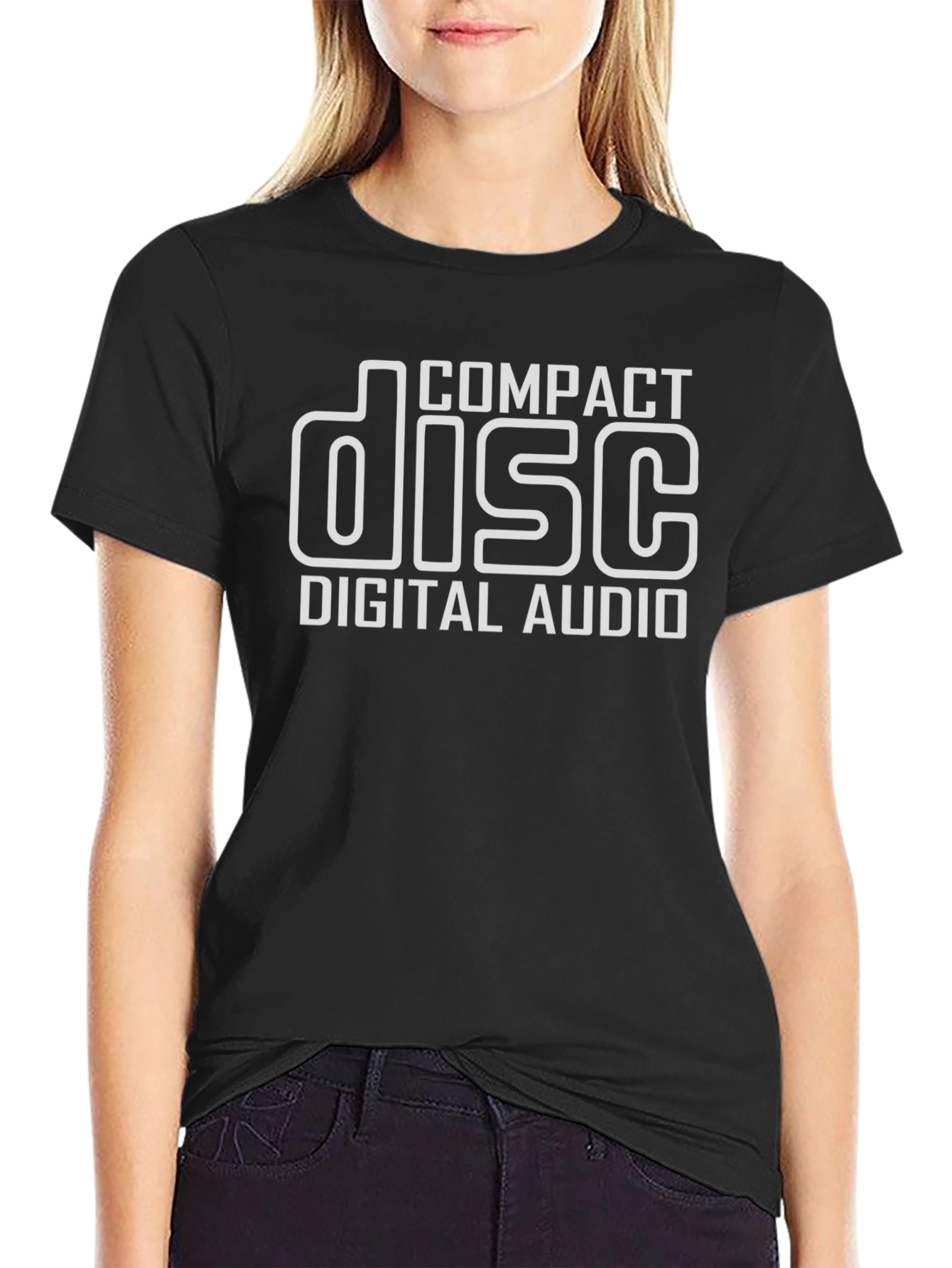 Compact Disc Digital Audio T-Shirt - Retro Music Tee