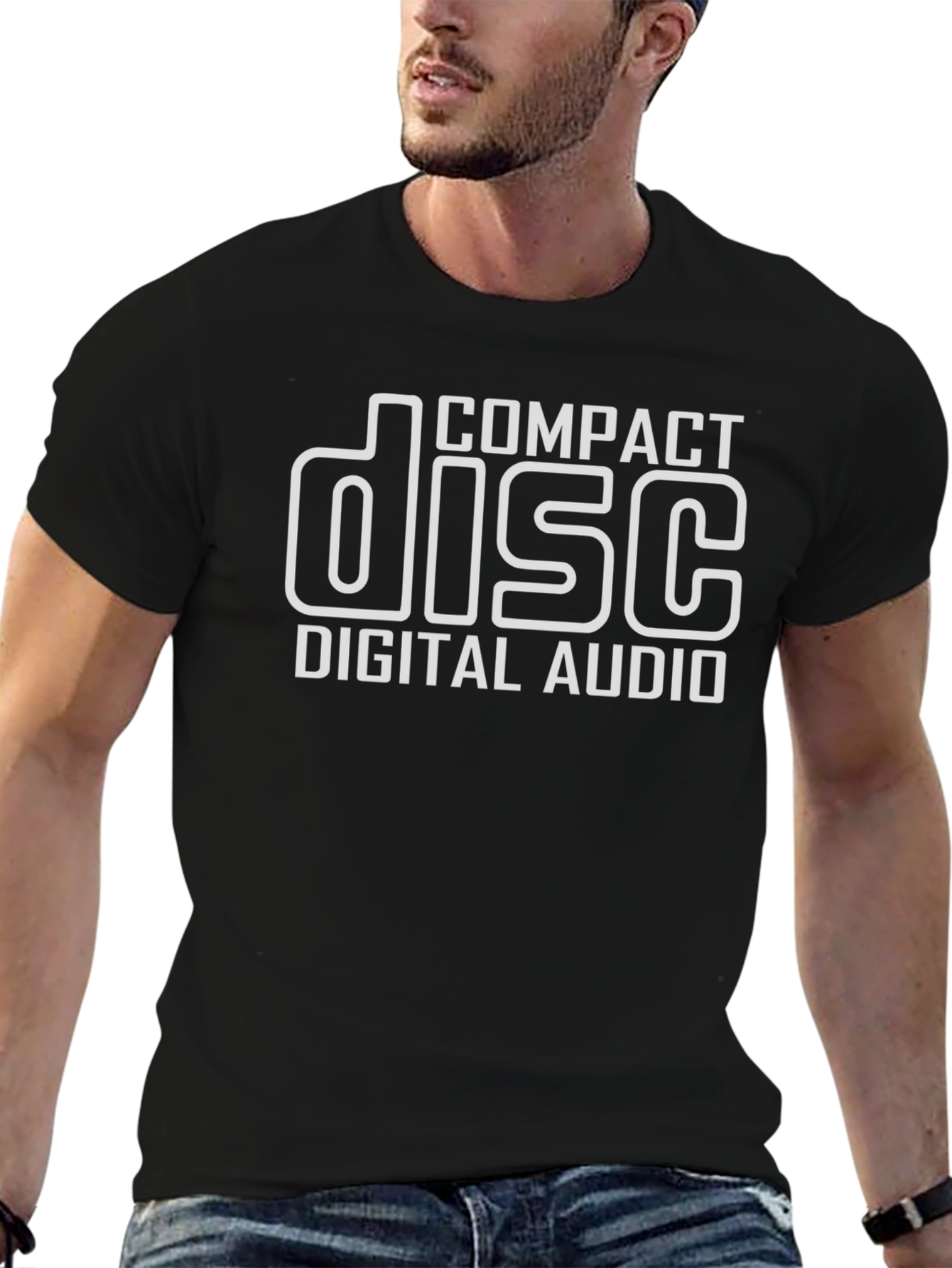 Compact Disc Digital Audio T-Shirt - Retro Music Tee