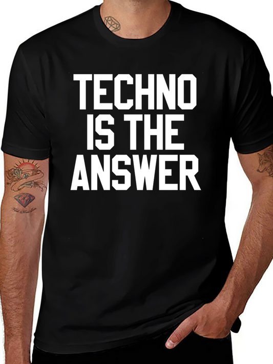 Techno is the Answer Graphic Tee
