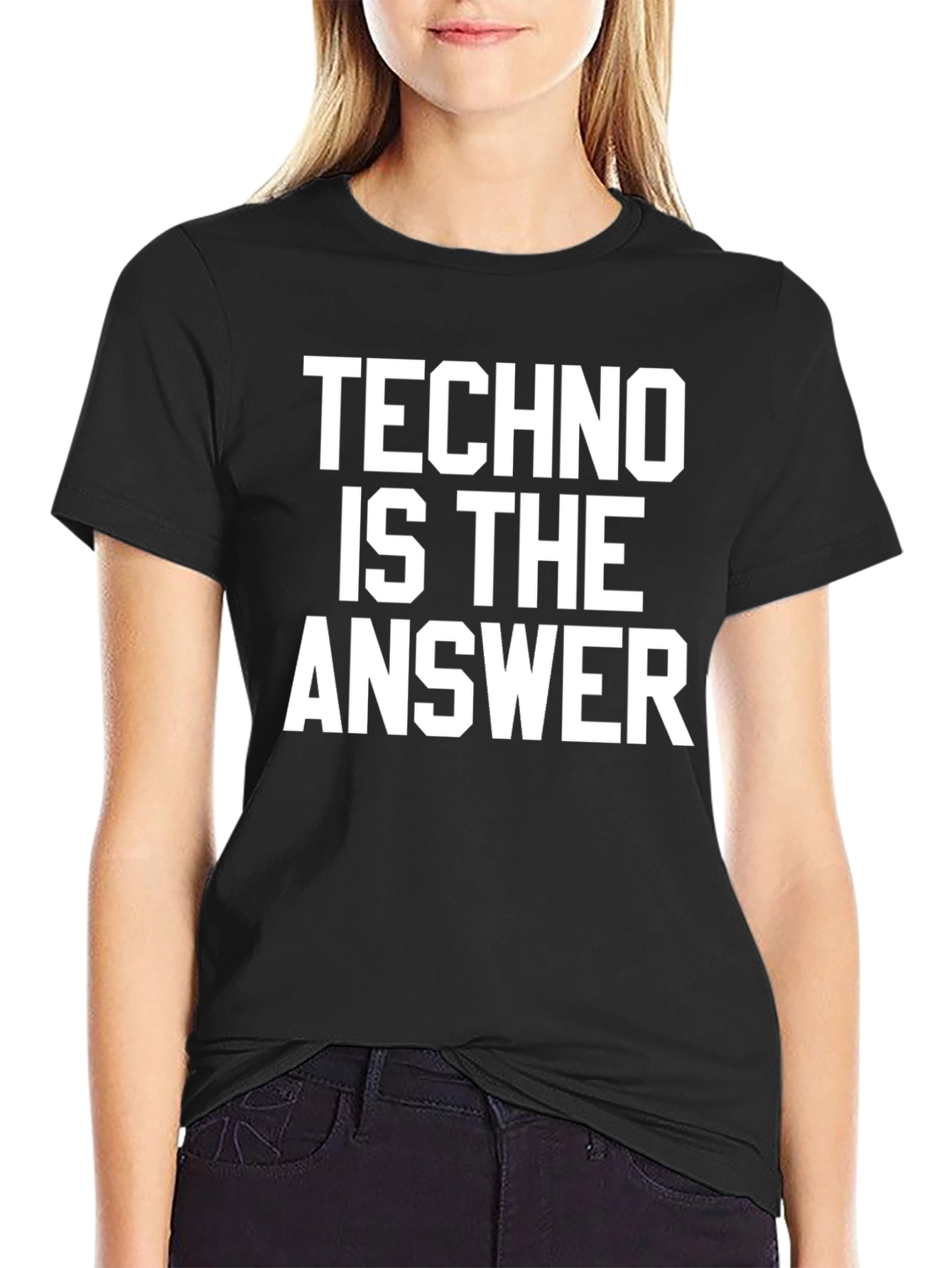 Techno is the Answer Graphic Tee