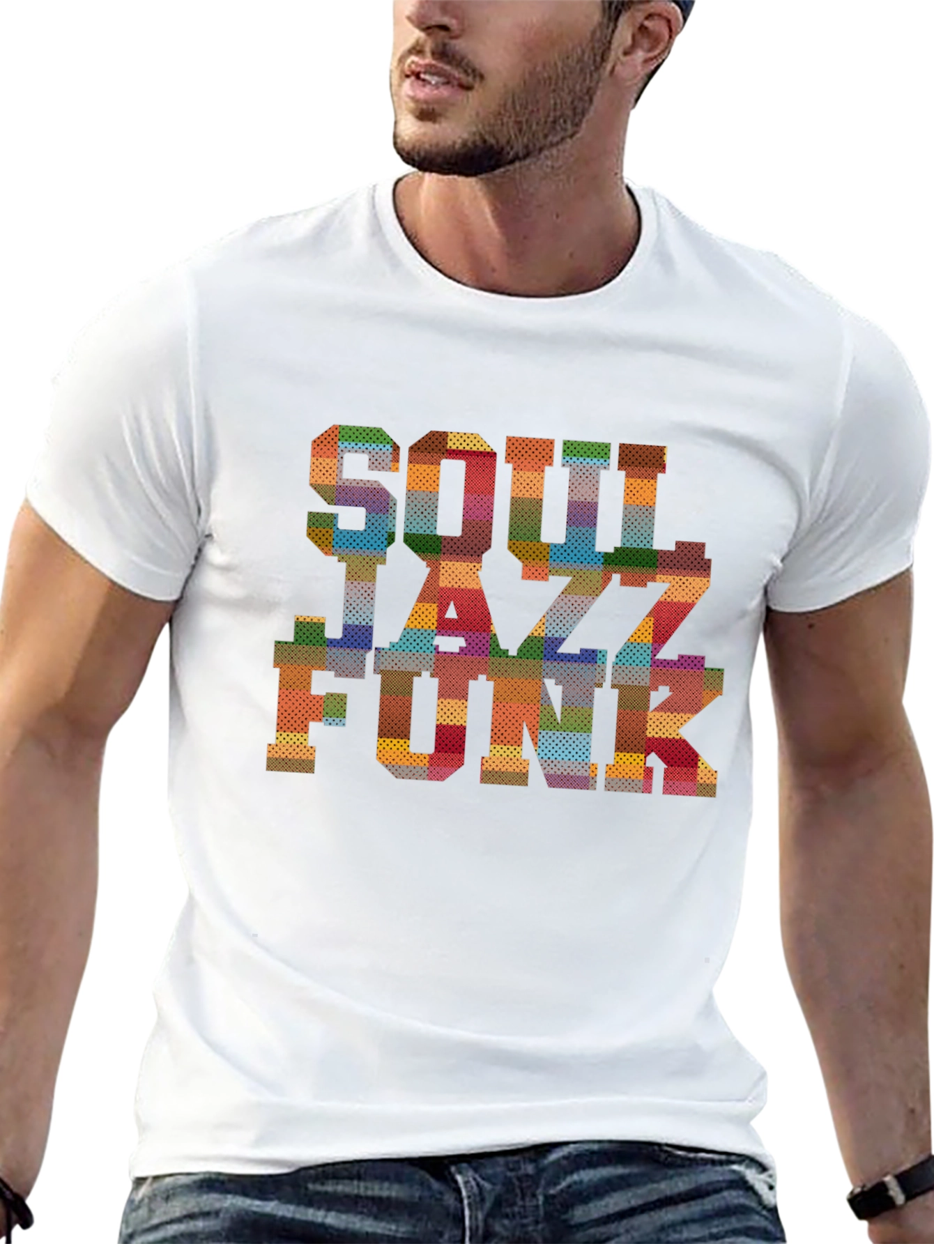 Soul Jazz Funk Graphic Print T-Shirt