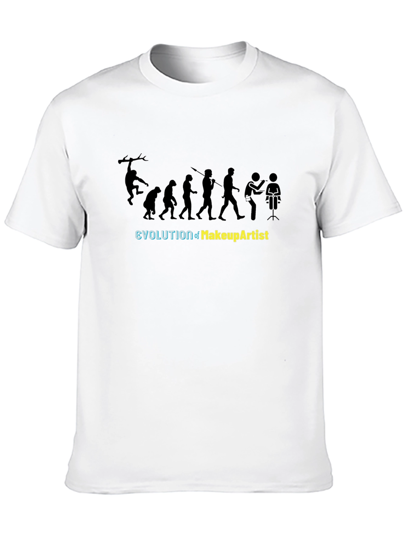 Makeup Artist Evolution T-Shirt - Funny Cosmetology Tee