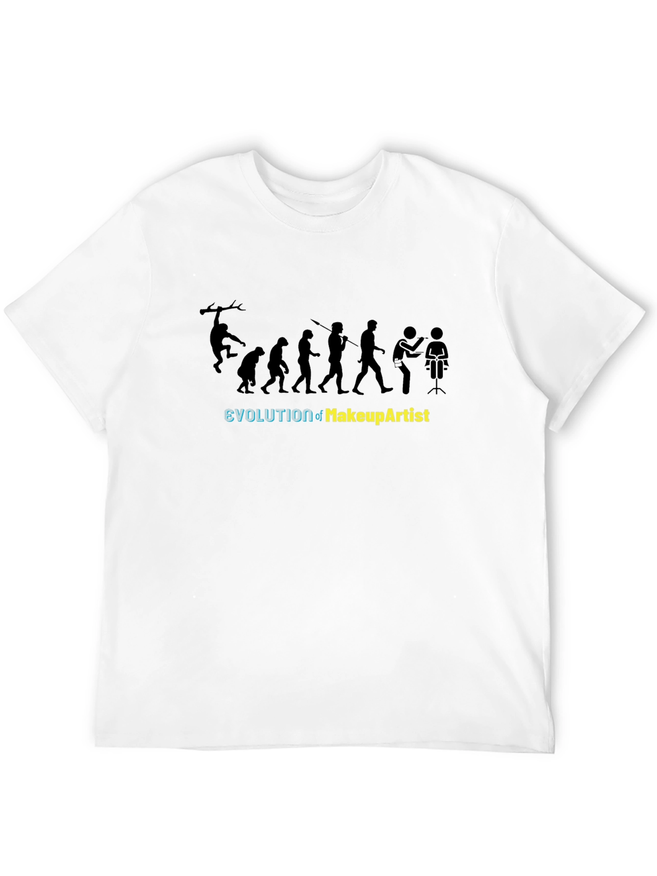 Makeup Artist Evolution T-Shirt - Funny Cosmetology Tee