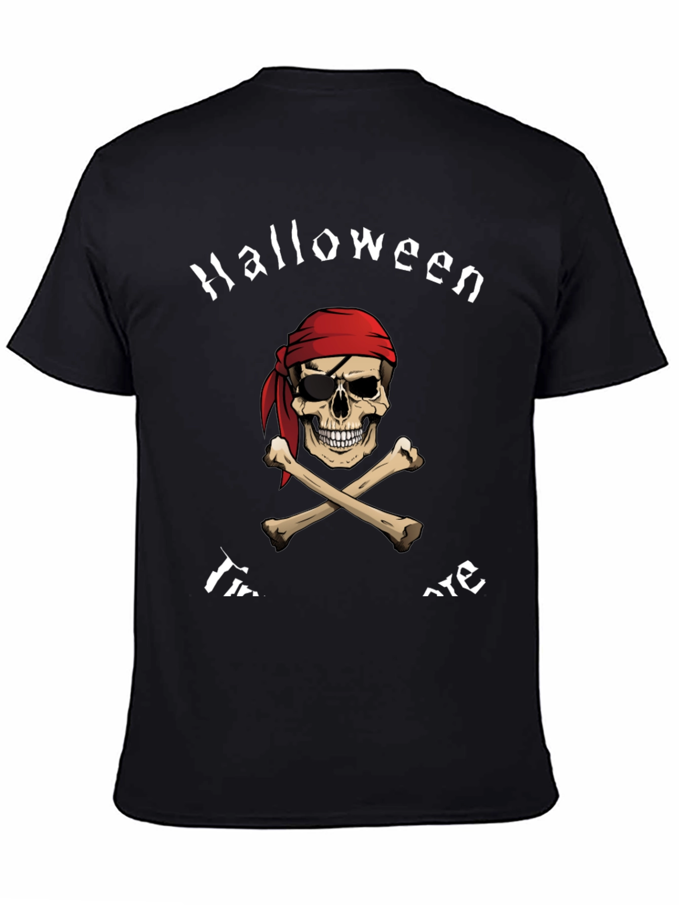 Halloween Pirate Skull T-Shirt