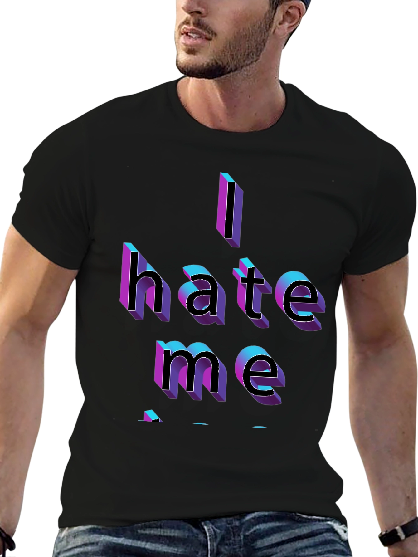 I Hate Me Graphic Tee - Bold Statement T-Shirt