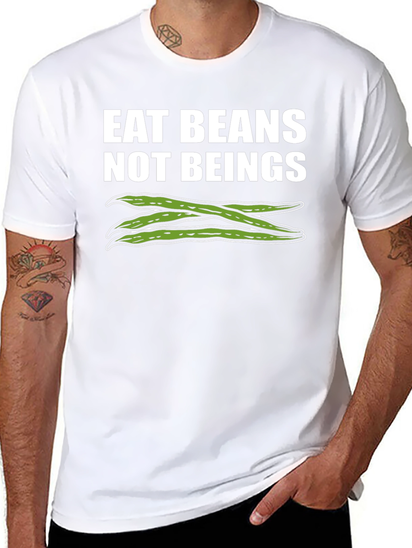 Eat Beans Not Beings T-Shirt