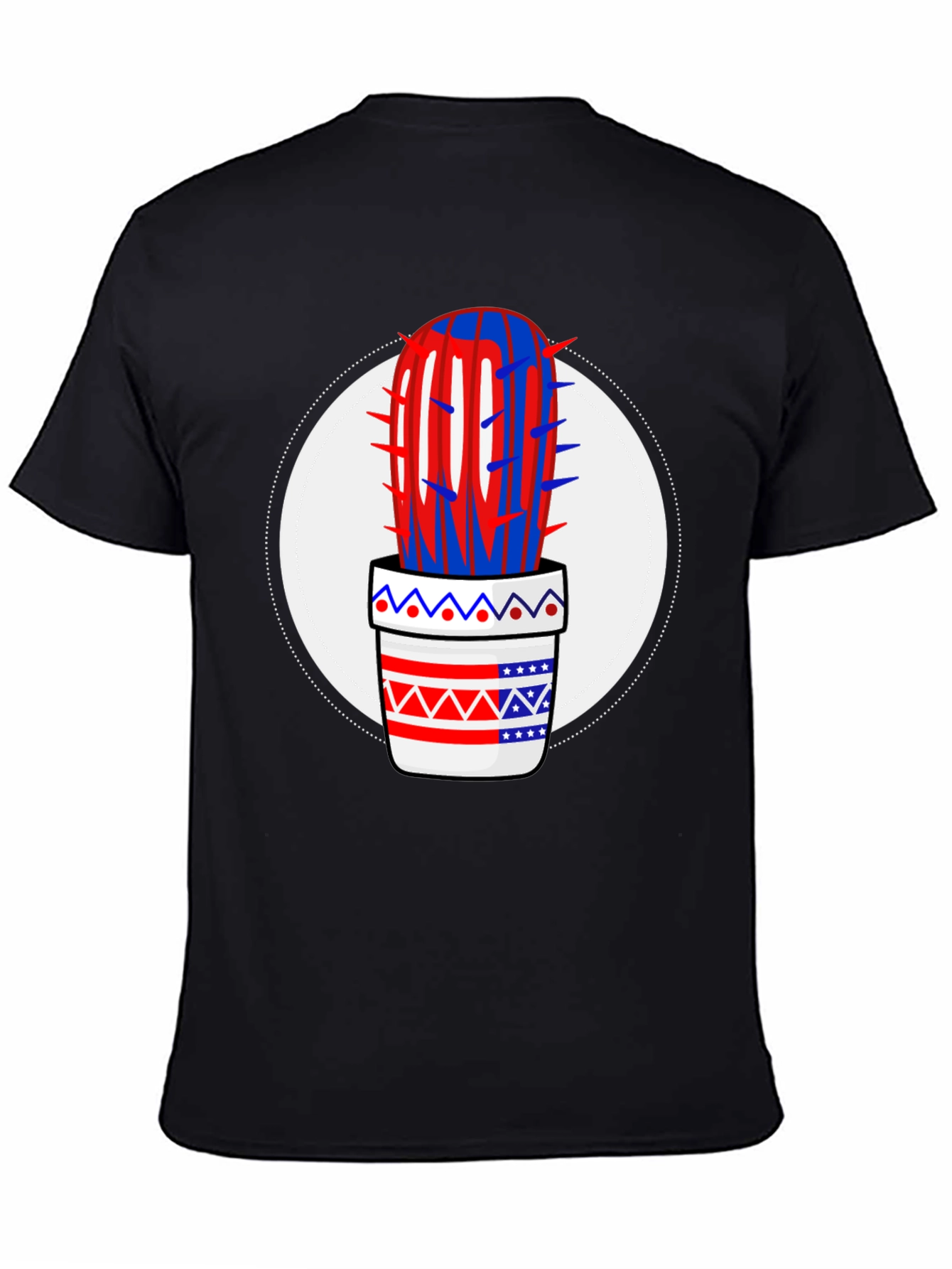 Patriotic Cactus Graphic Tee