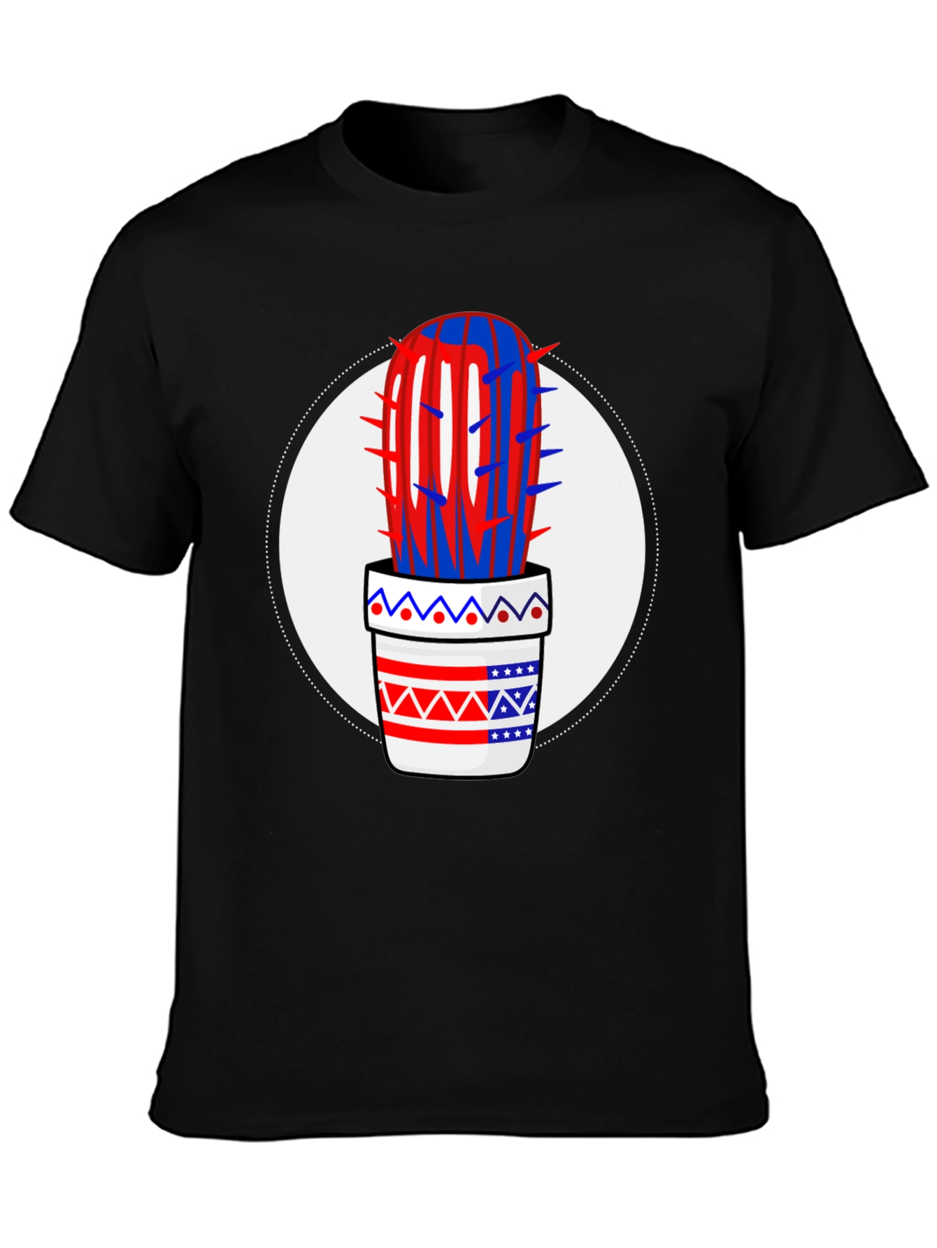 Patriotic Cactus Graphic Tee