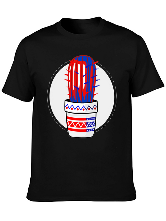 Patriotic Cactus Graphic Tee