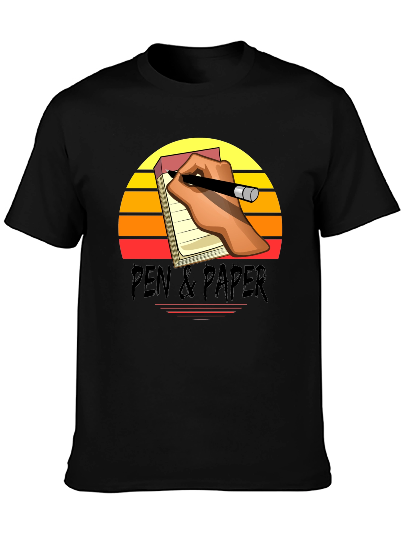 Pen & Paper Retro Graphic Tee