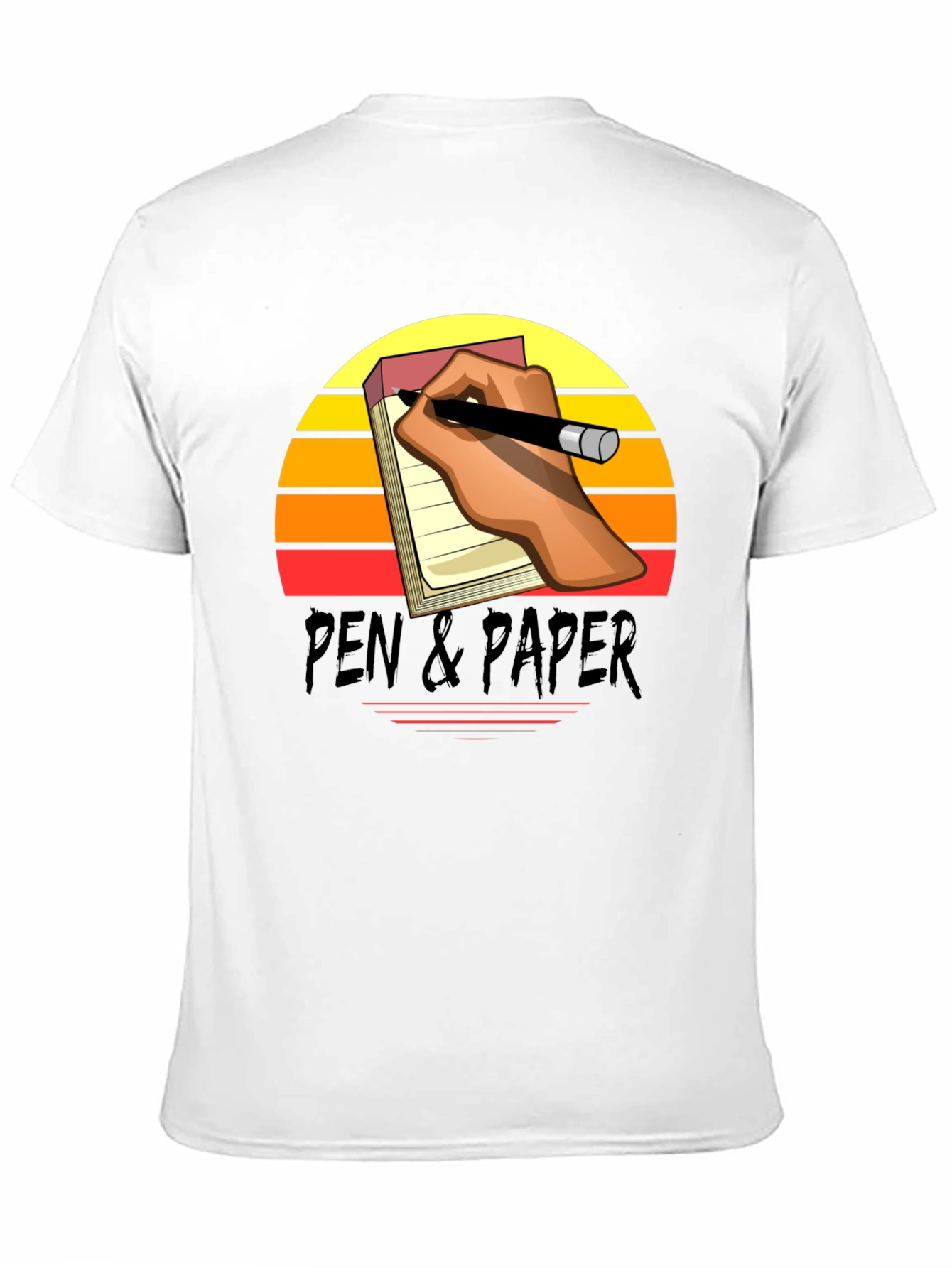Pen & Paper Retro Graphic Tee