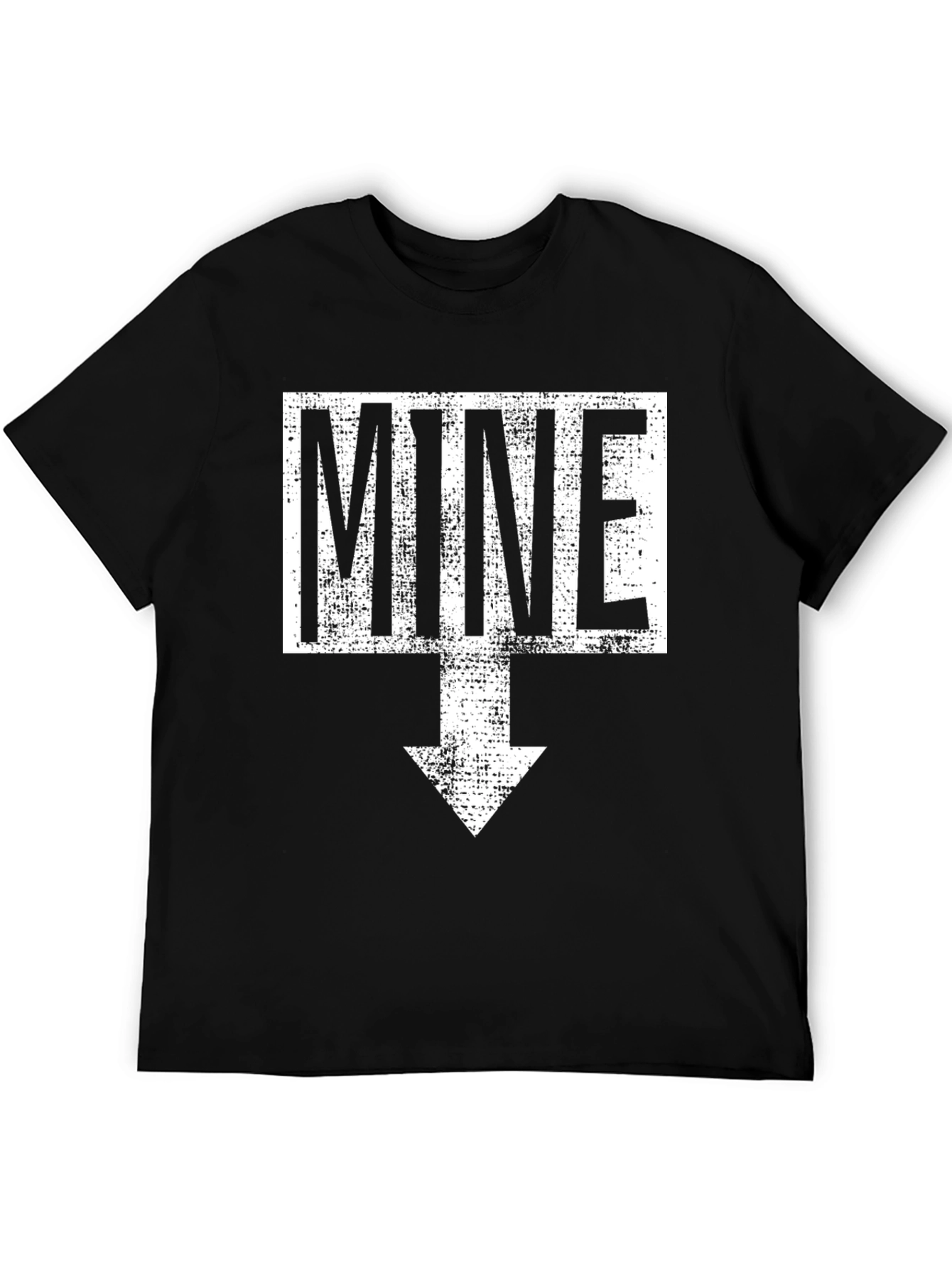 Funny Mine Arrow T-Shirt - Novelty Graphic Tee