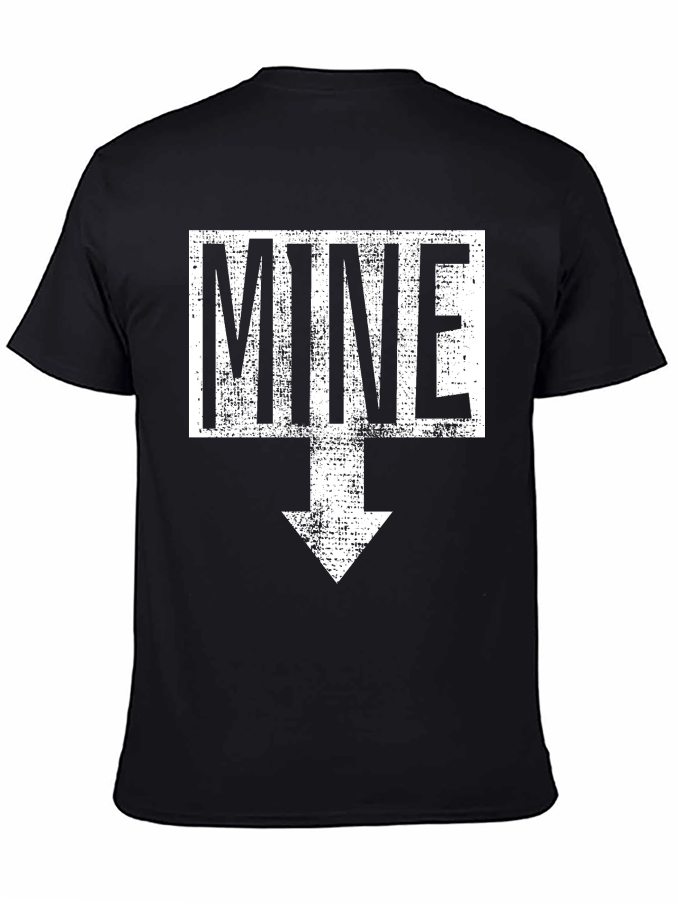 Funny Mine Arrow T-Shirt - Novelty Graphic Tee