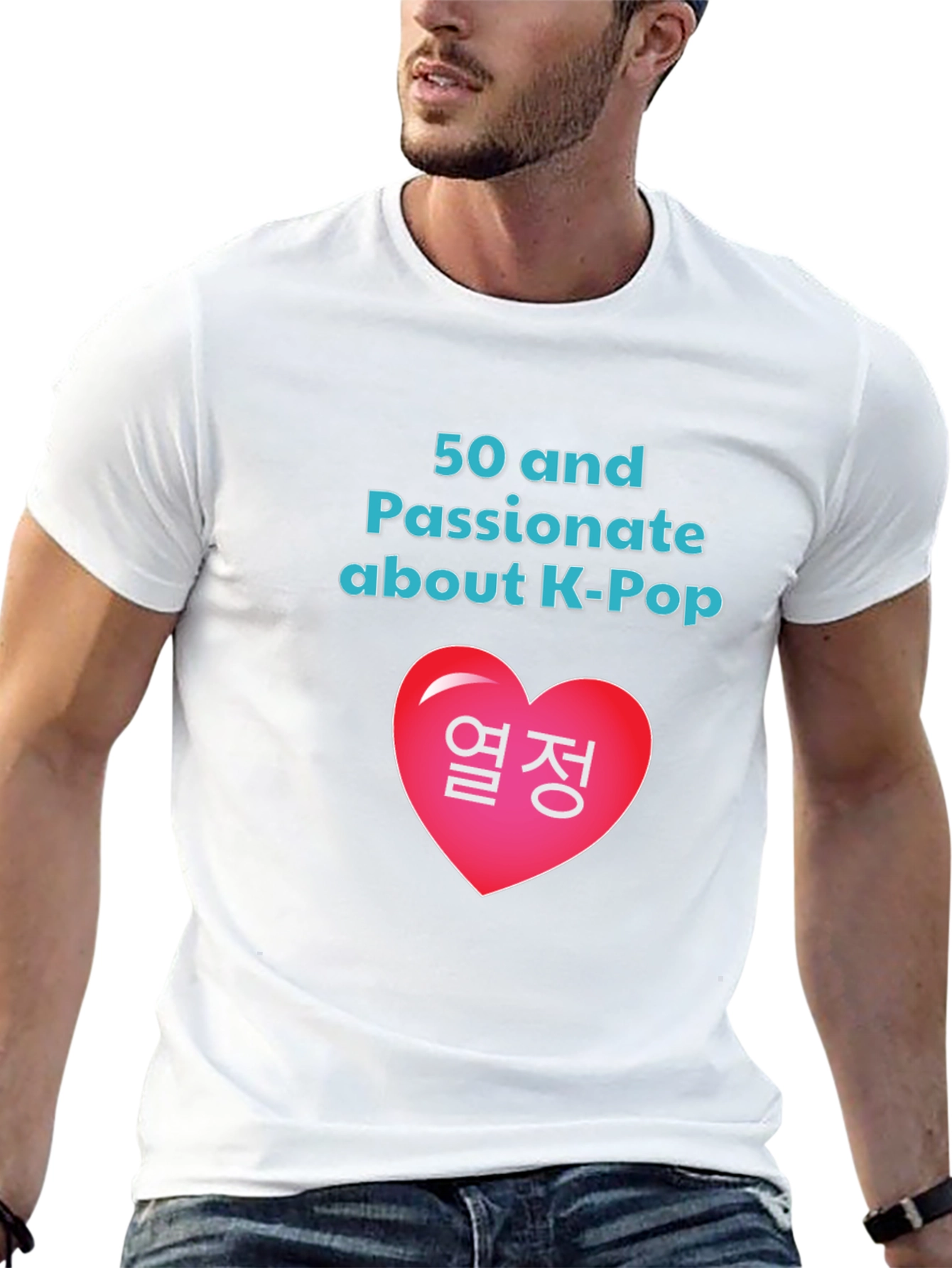 50 and Passionate about K-Pop T-Shirt