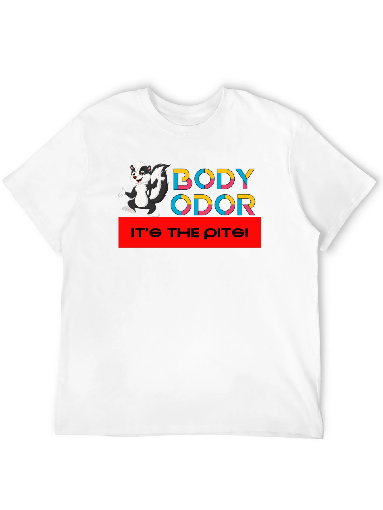 Body Odor Skunk Black T-Shirt