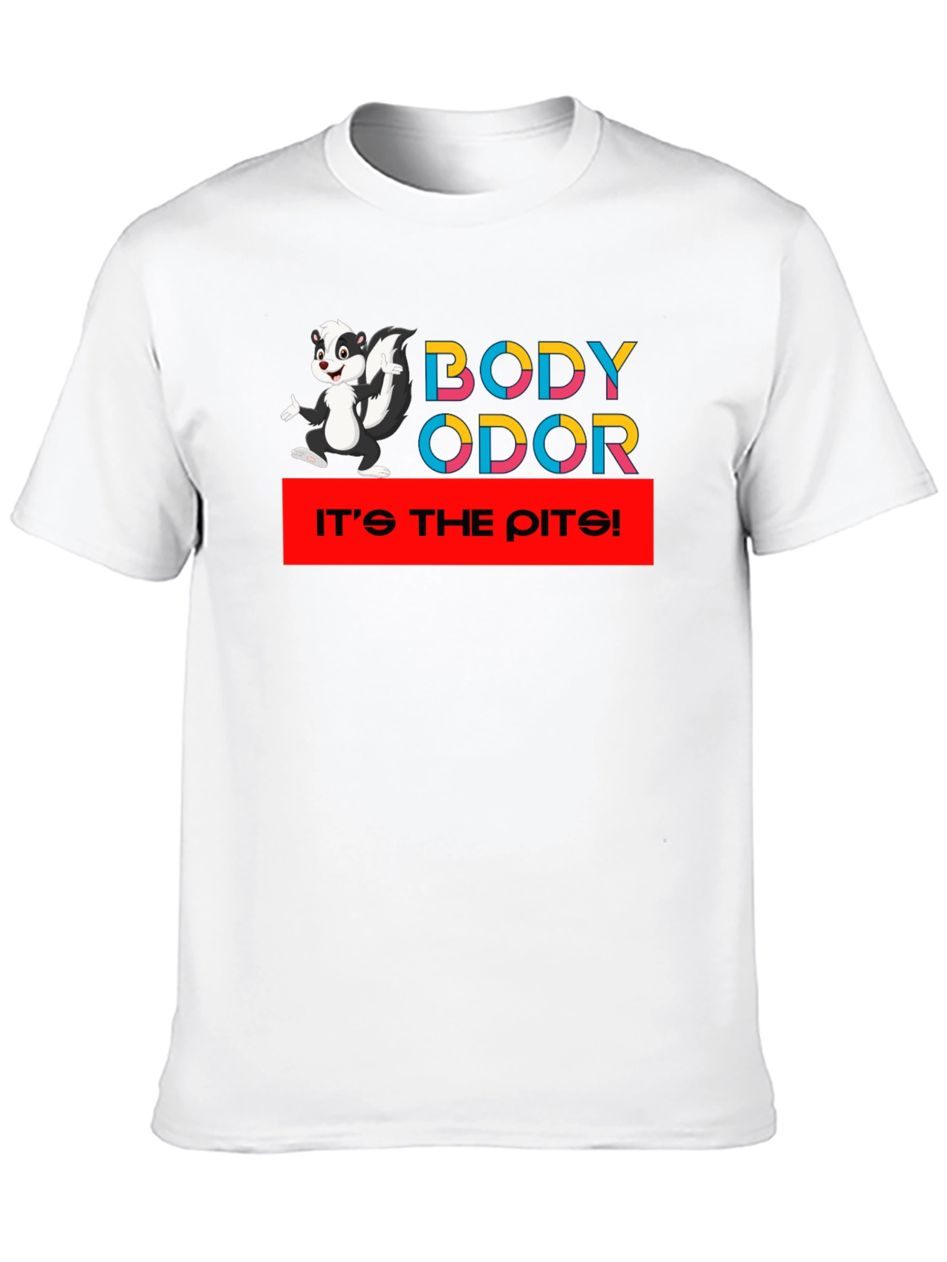 Body Odor Skunk Black T-Shirt