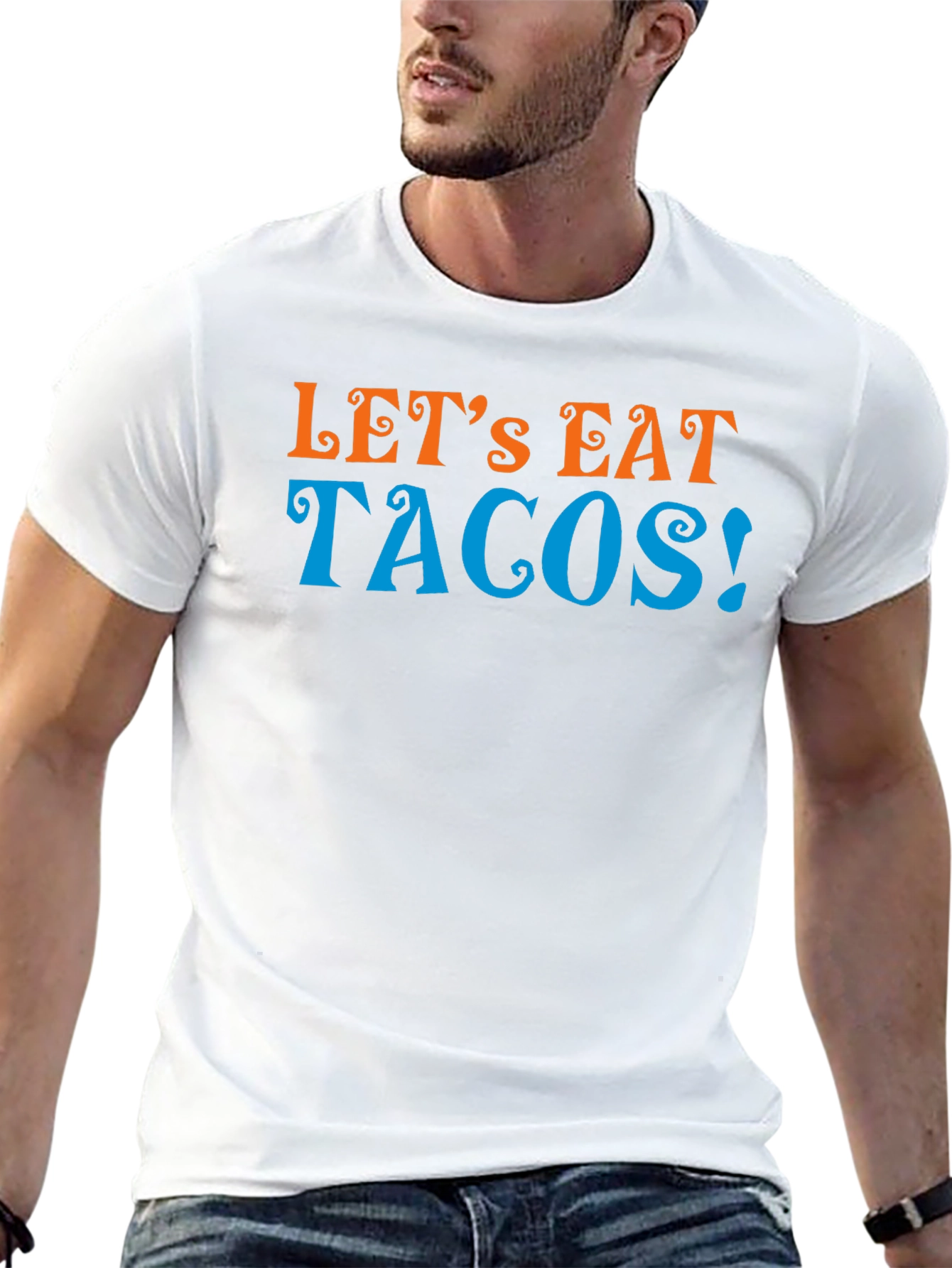 Lets Eat Tacos Graphic Tee - Black