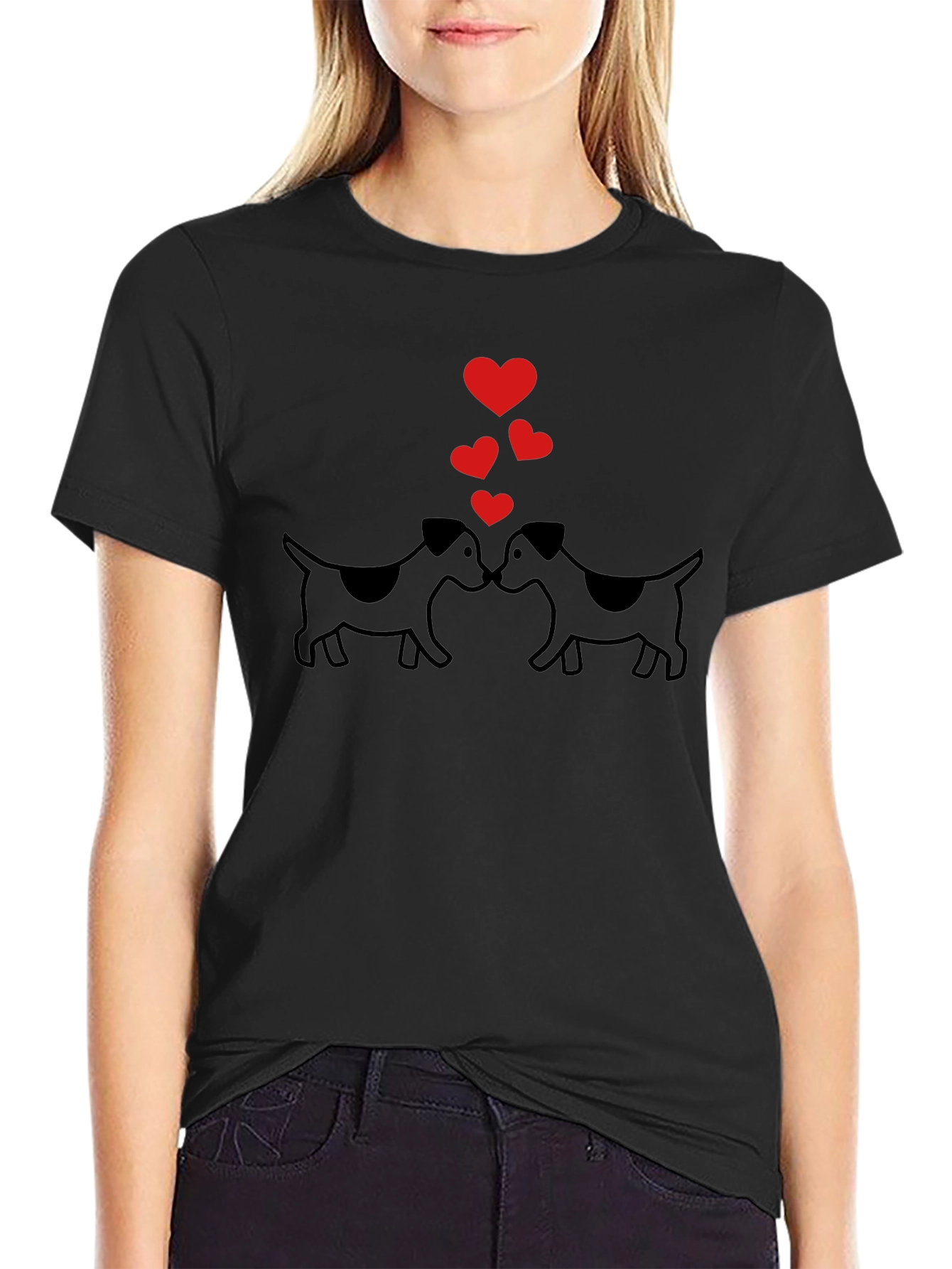 Cute Dog Love T-Shirt – Adorable Dog Lover Graphic Tee