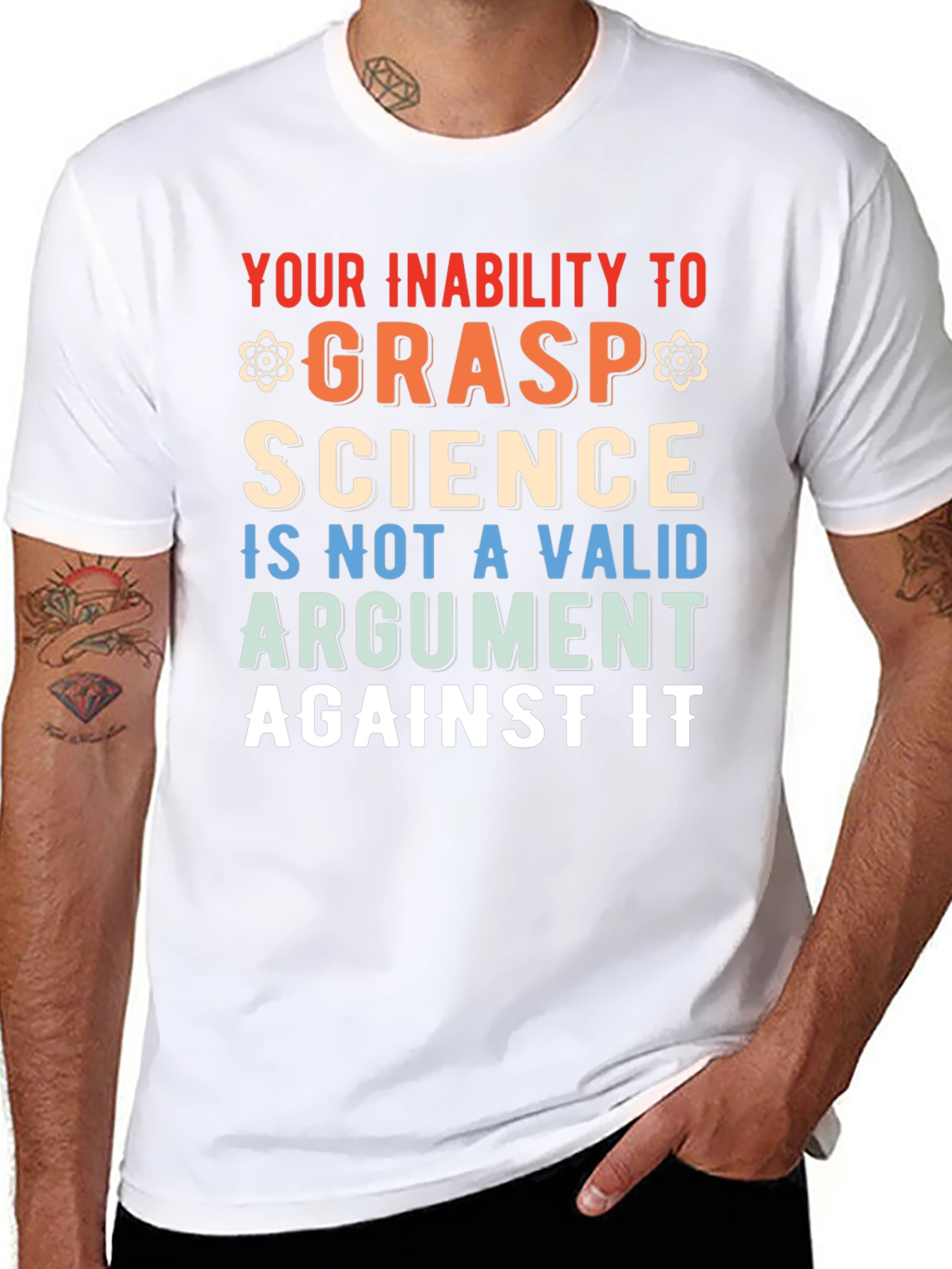 Science Grasp T-Shirt - Funny Sarcastic Geek Tee
