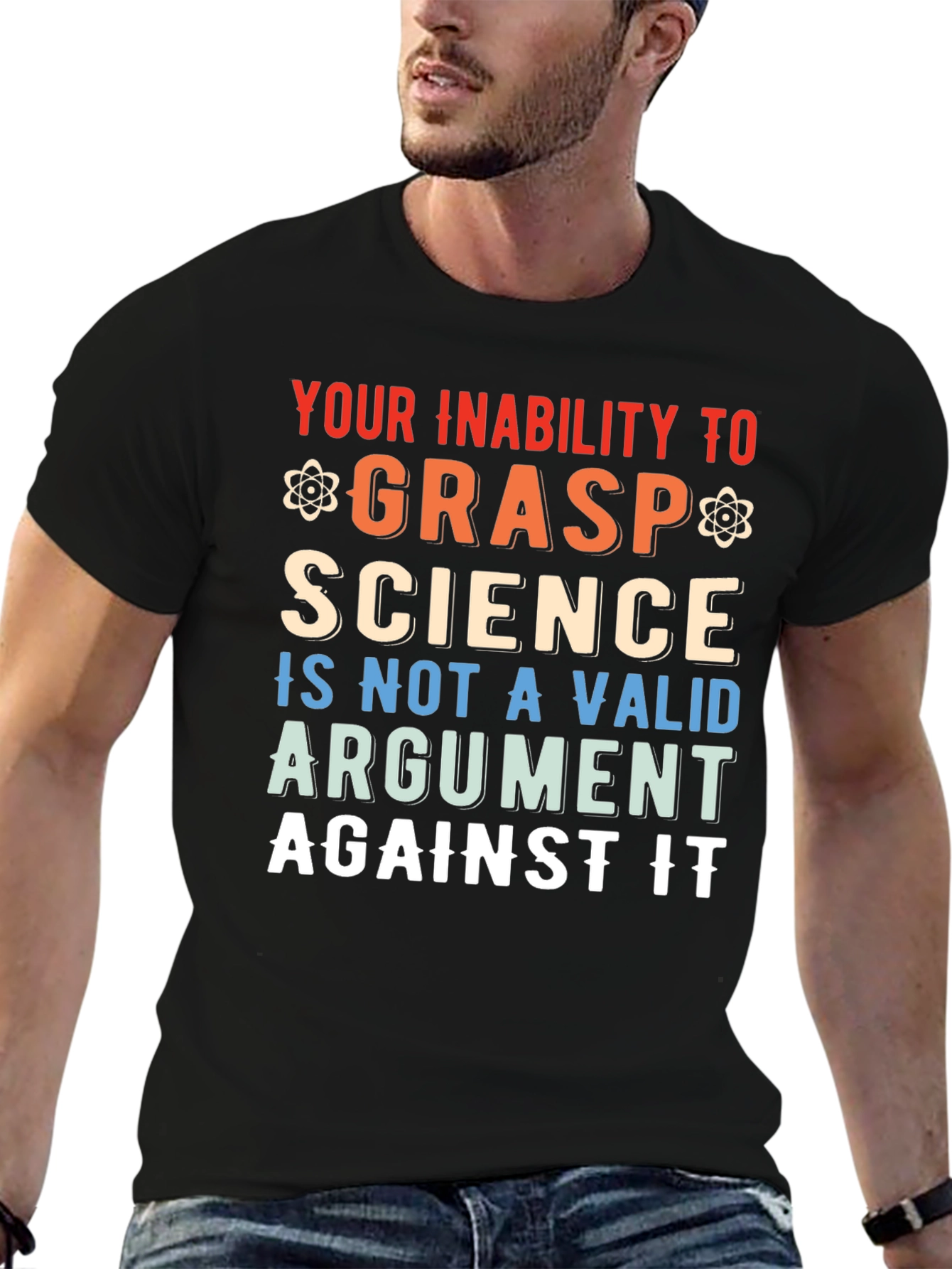 Science Grasp T-Shirt - Funny Sarcastic Geek Tee