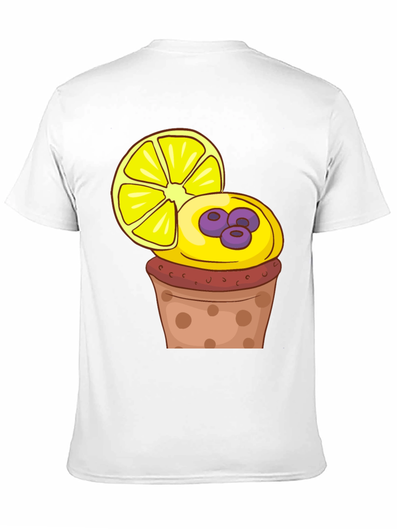 Lemon Cupcake Graphic Tee - Stylish & Fun!