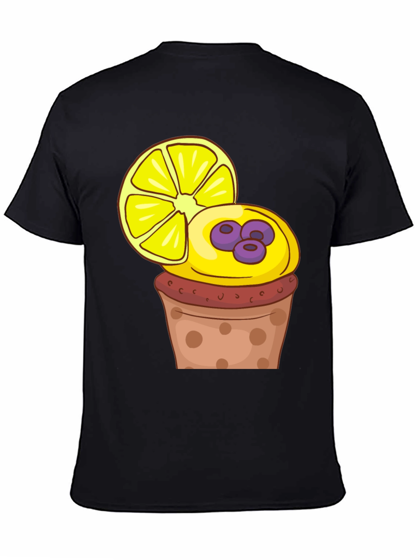 Lemon Cupcake Graphic Tee - Stylish & Fun!