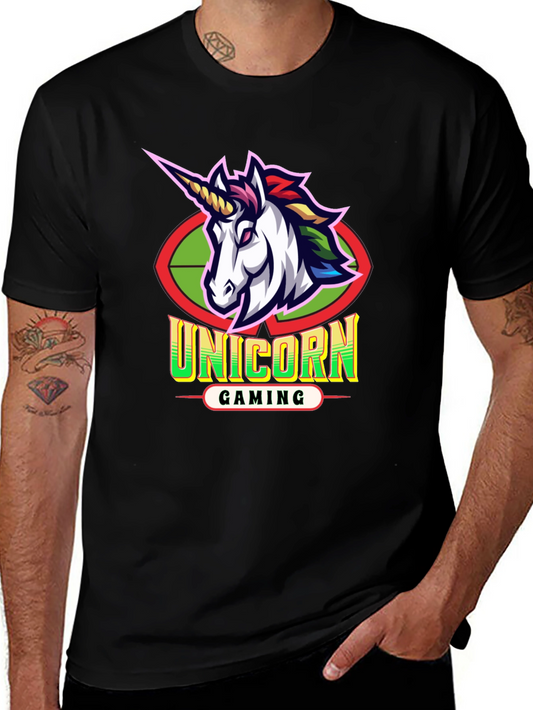 Unicorn Gaming Black T-Shirt