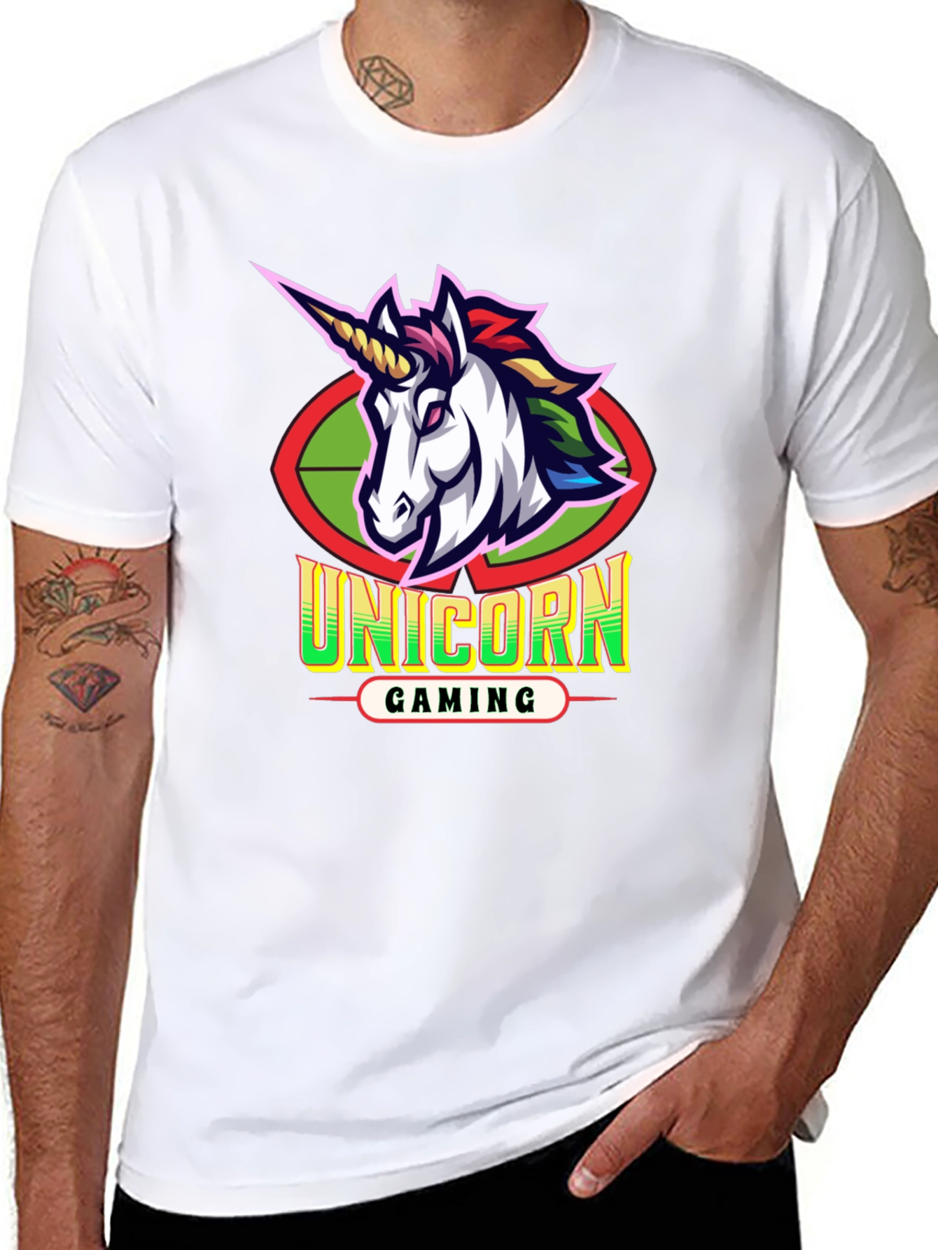 Unicorn Gaming Black T-Shirt