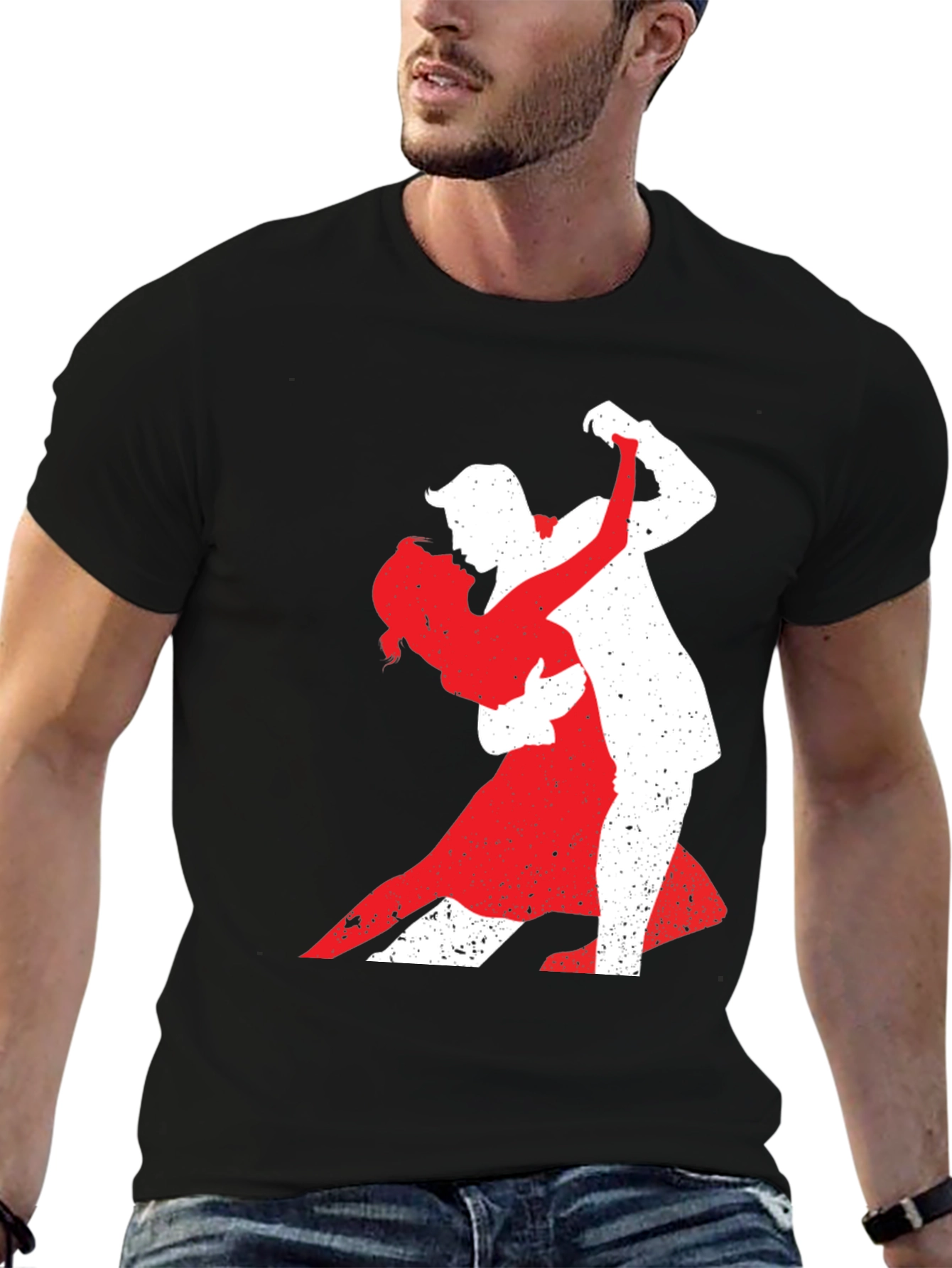 Tango Silhouette Graphic T-Shirt