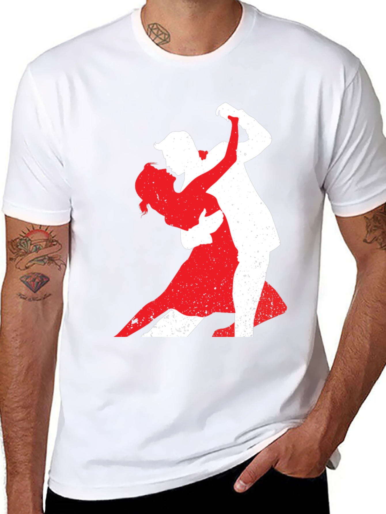 Tango Silhouette Graphic T-Shirt