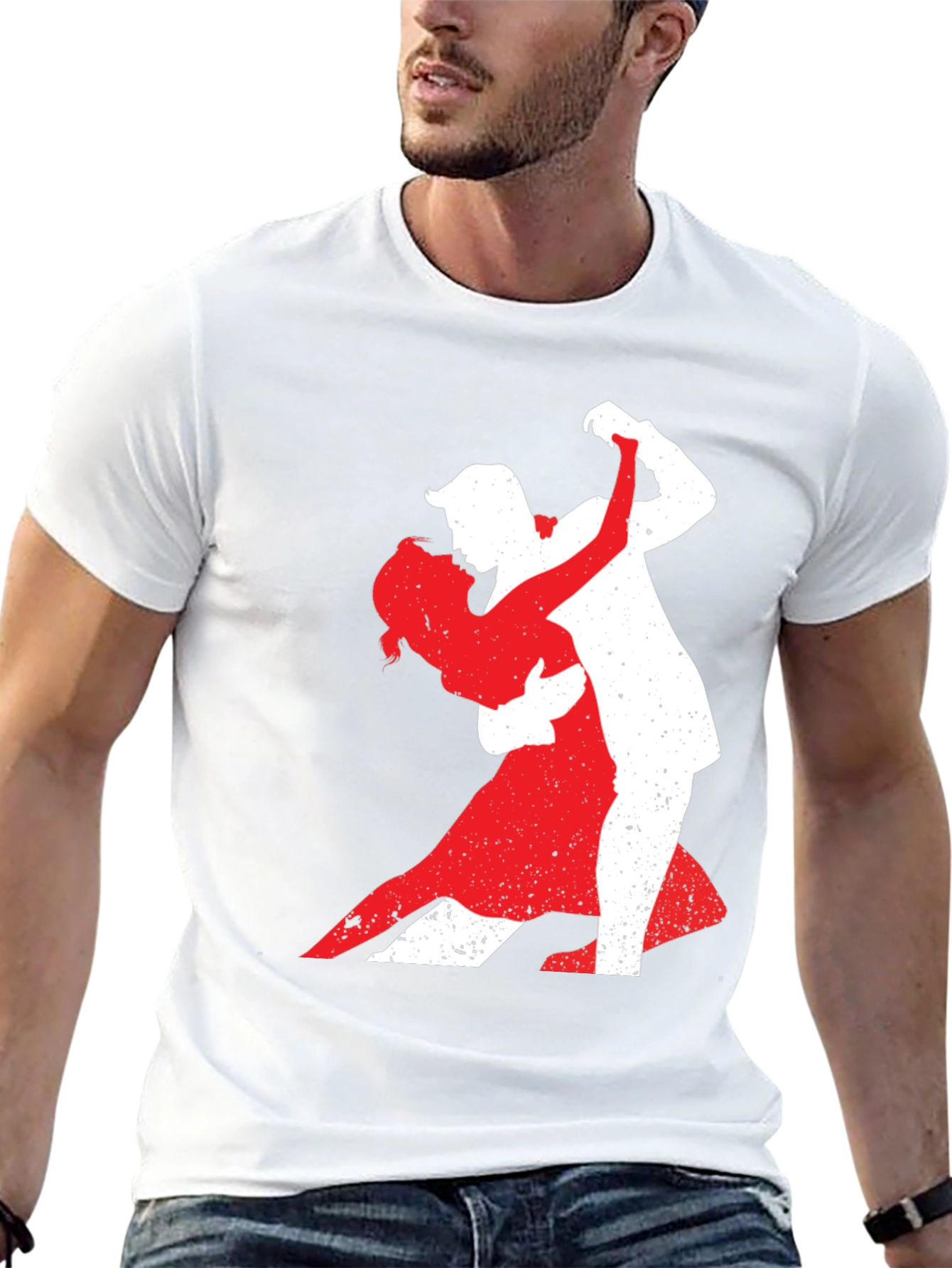 Tango Silhouette Graphic T-Shirt