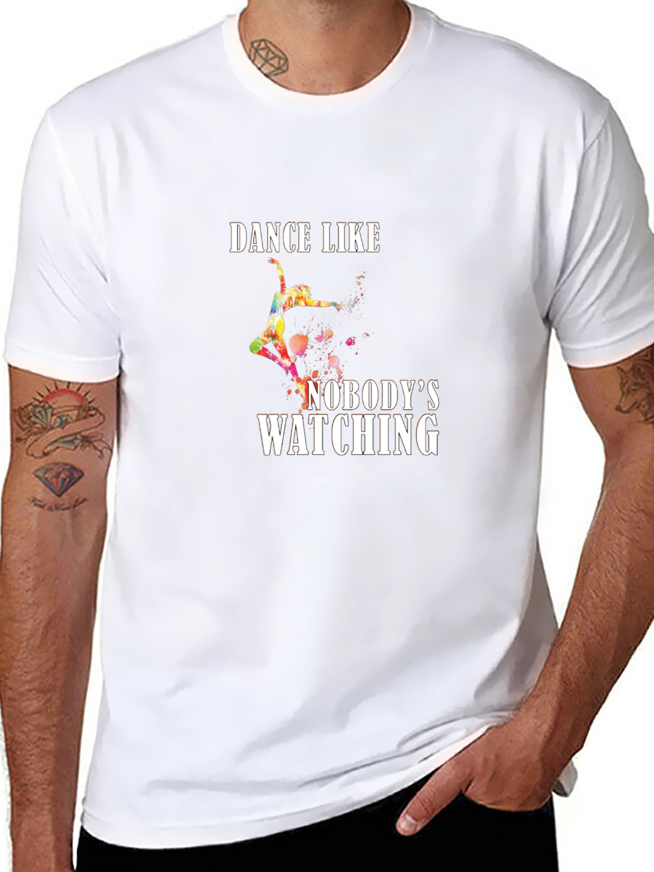 Dance Like Nobodys Watching Graphic Tee