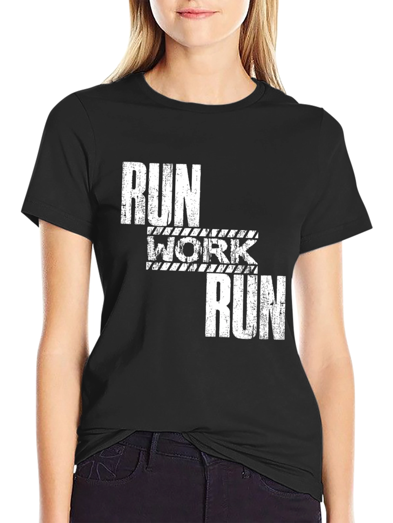 Run Work Run T-Shirt - Fitness Tee