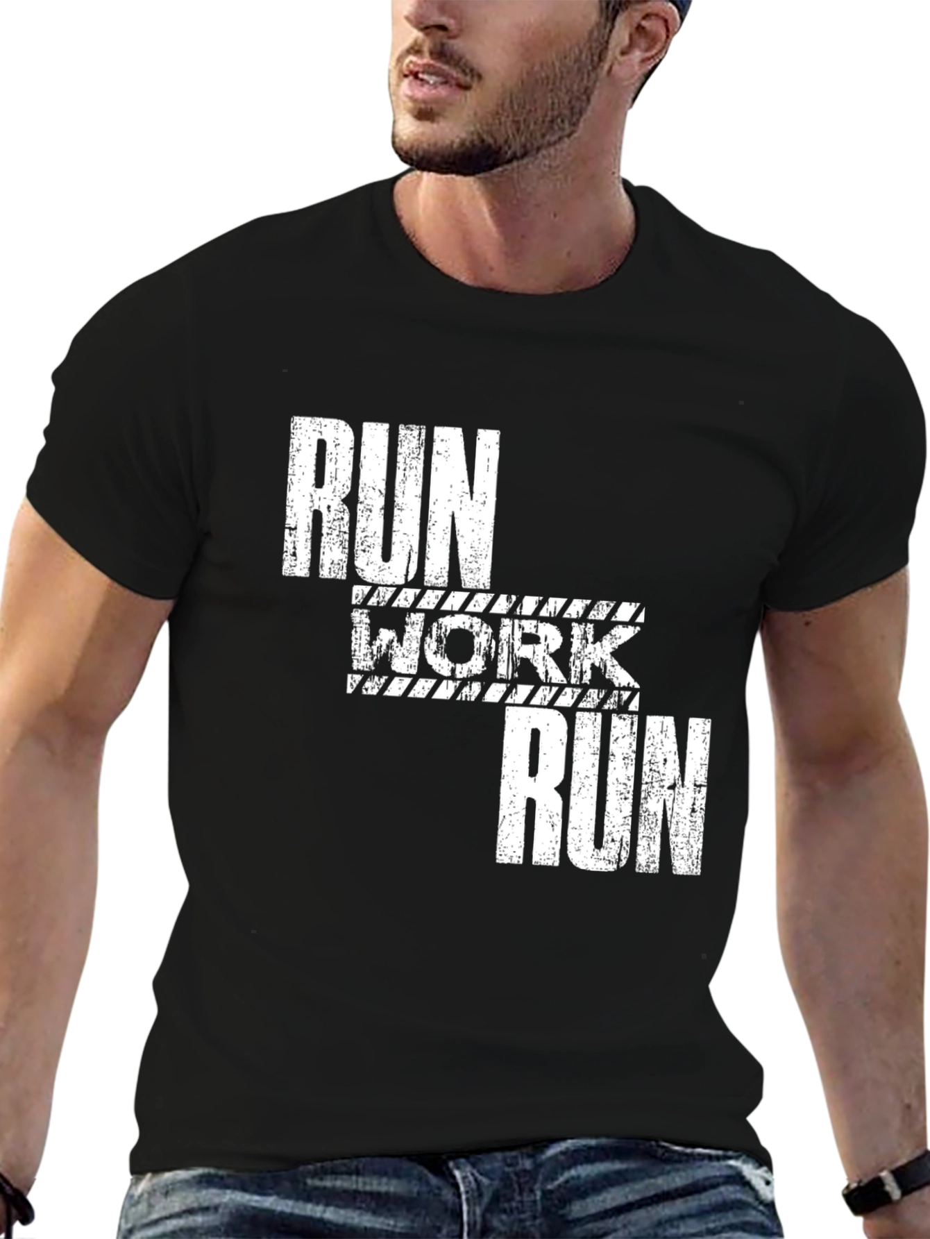 Run Work Run T-Shirt - Fitness Tee