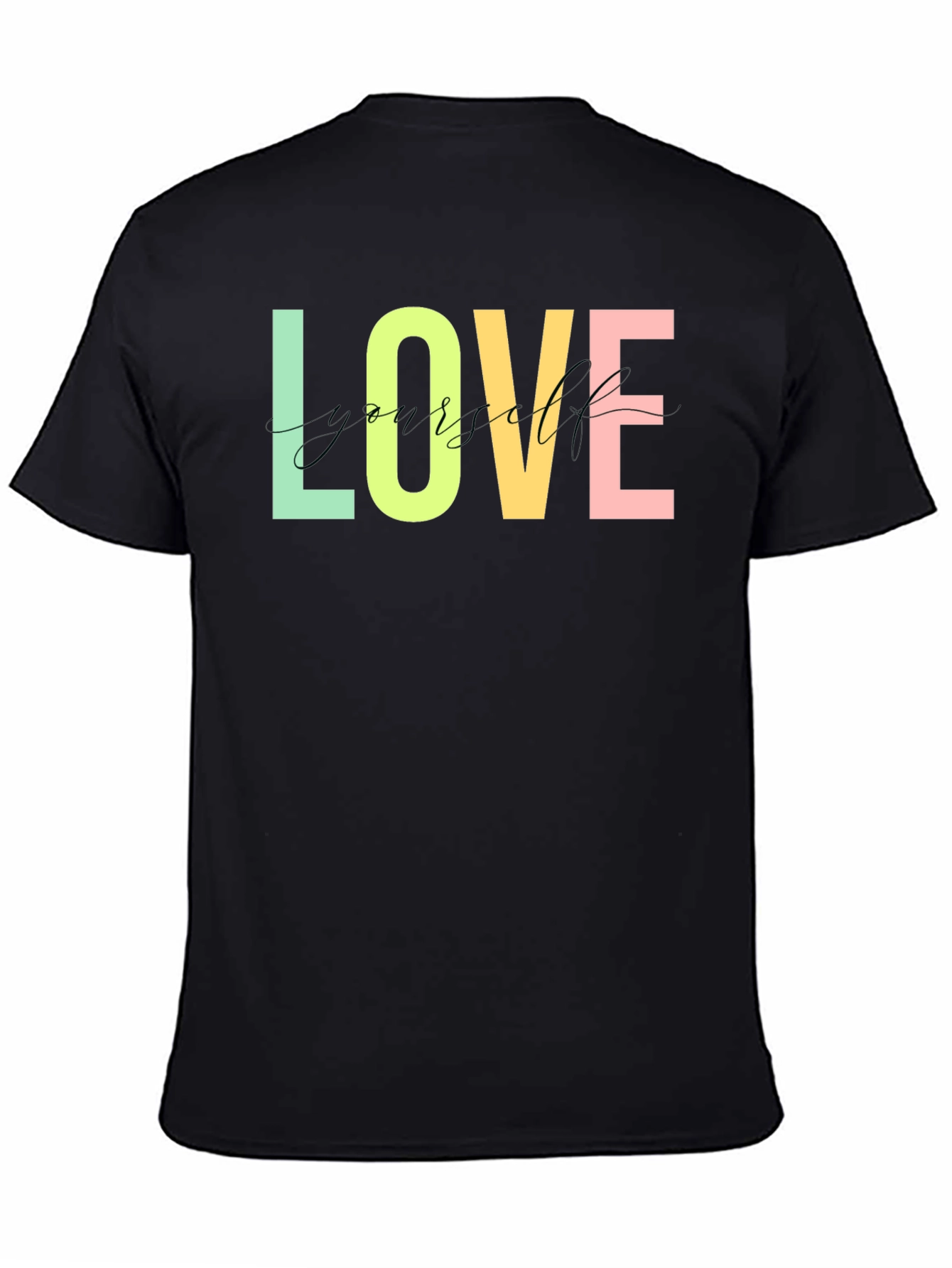 Love Yourself Graphic Tee - Stylish Black T-Shirt