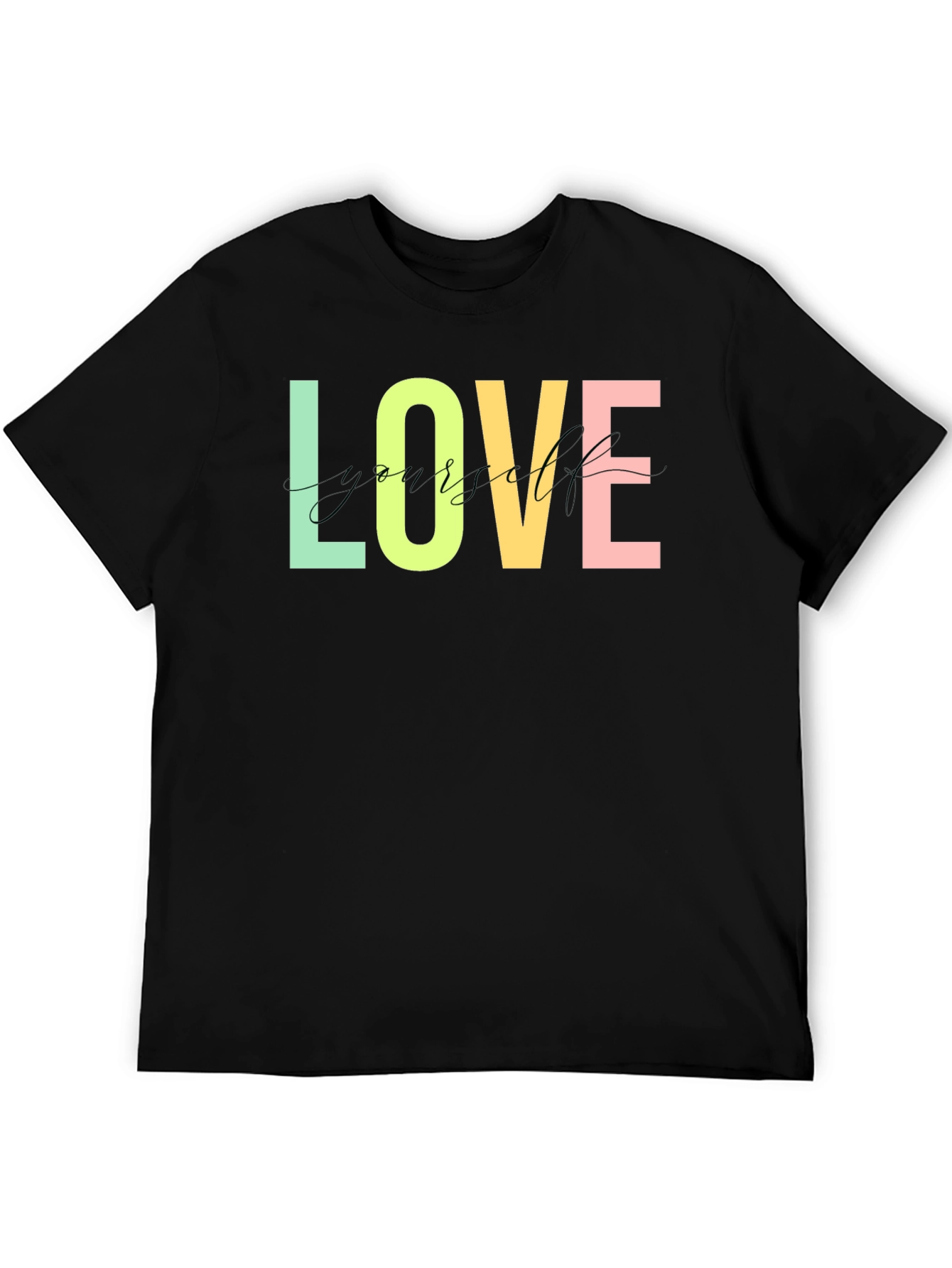 Love Yourself Graphic Tee - Stylish Black T-Shirt
