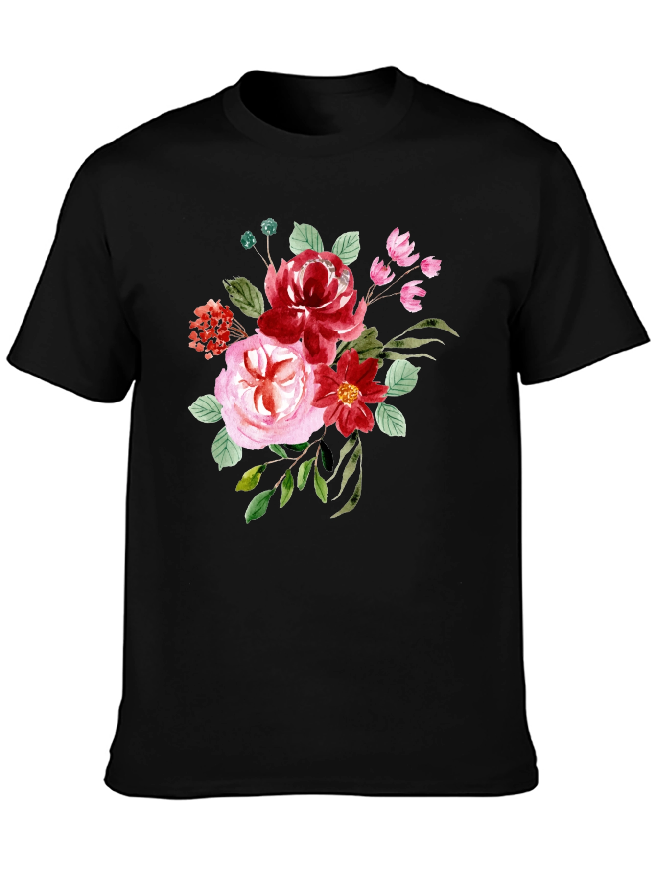 Floral Bouquet Graphic T-Shirt