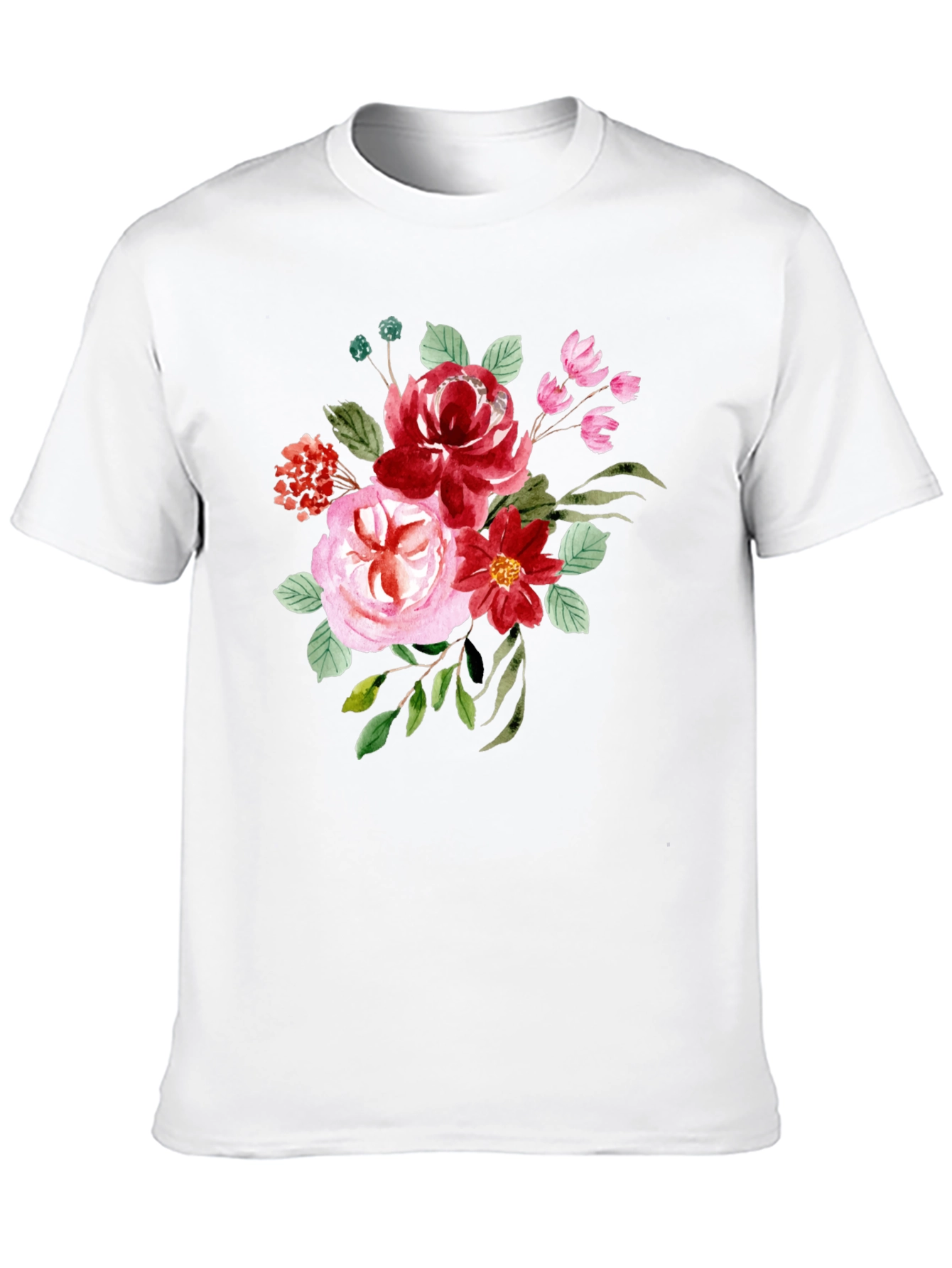 Floral Bouquet Graphic T-Shirt