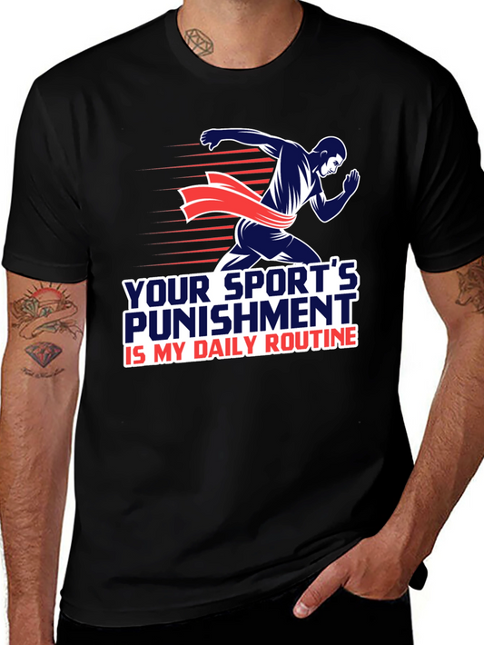 Athlete Graphic T-Shirt: Daily Routine