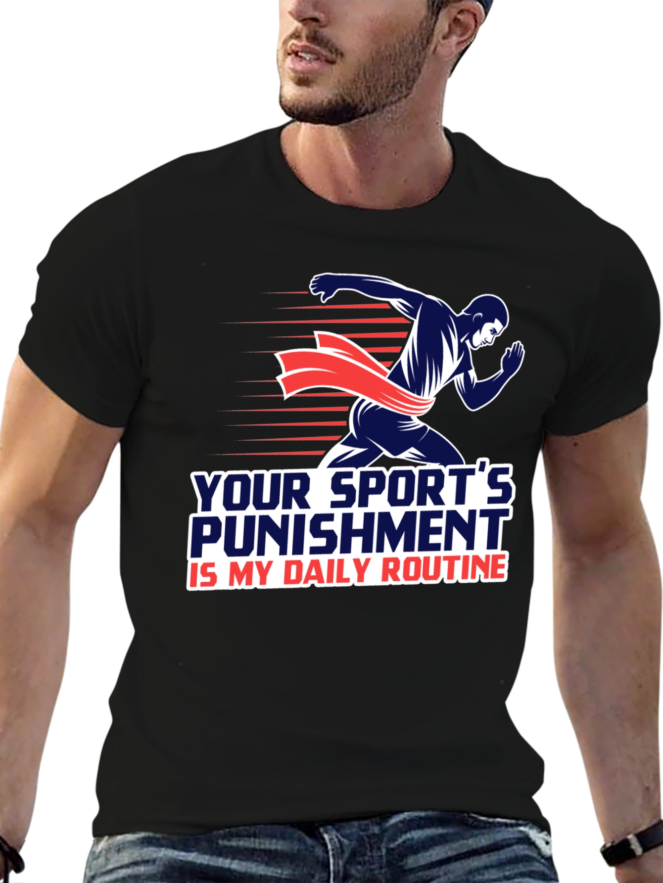 Athlete Graphic T-Shirt: Daily Routine