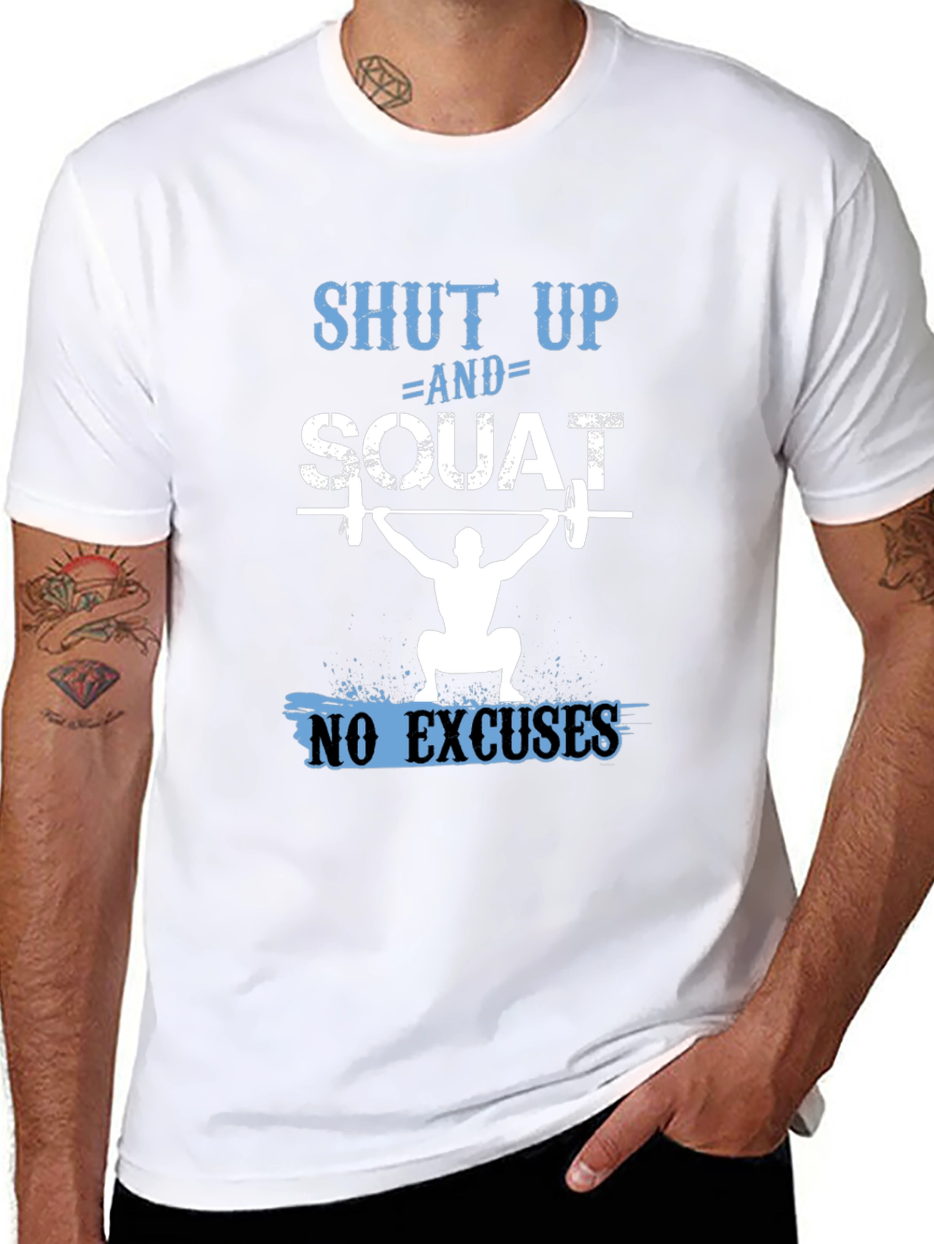 Shut Up and Squat Mens T-Shirt