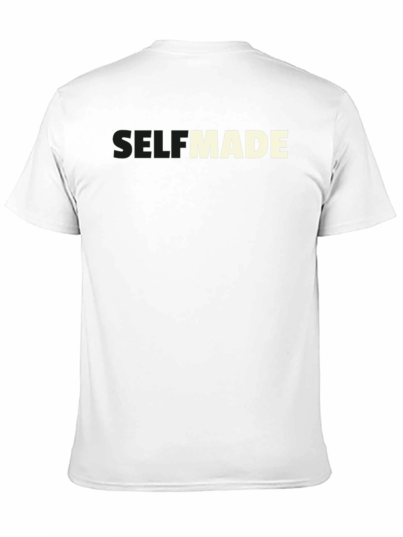 Self Made Black T-Shirt - Motivational Graphic Tee