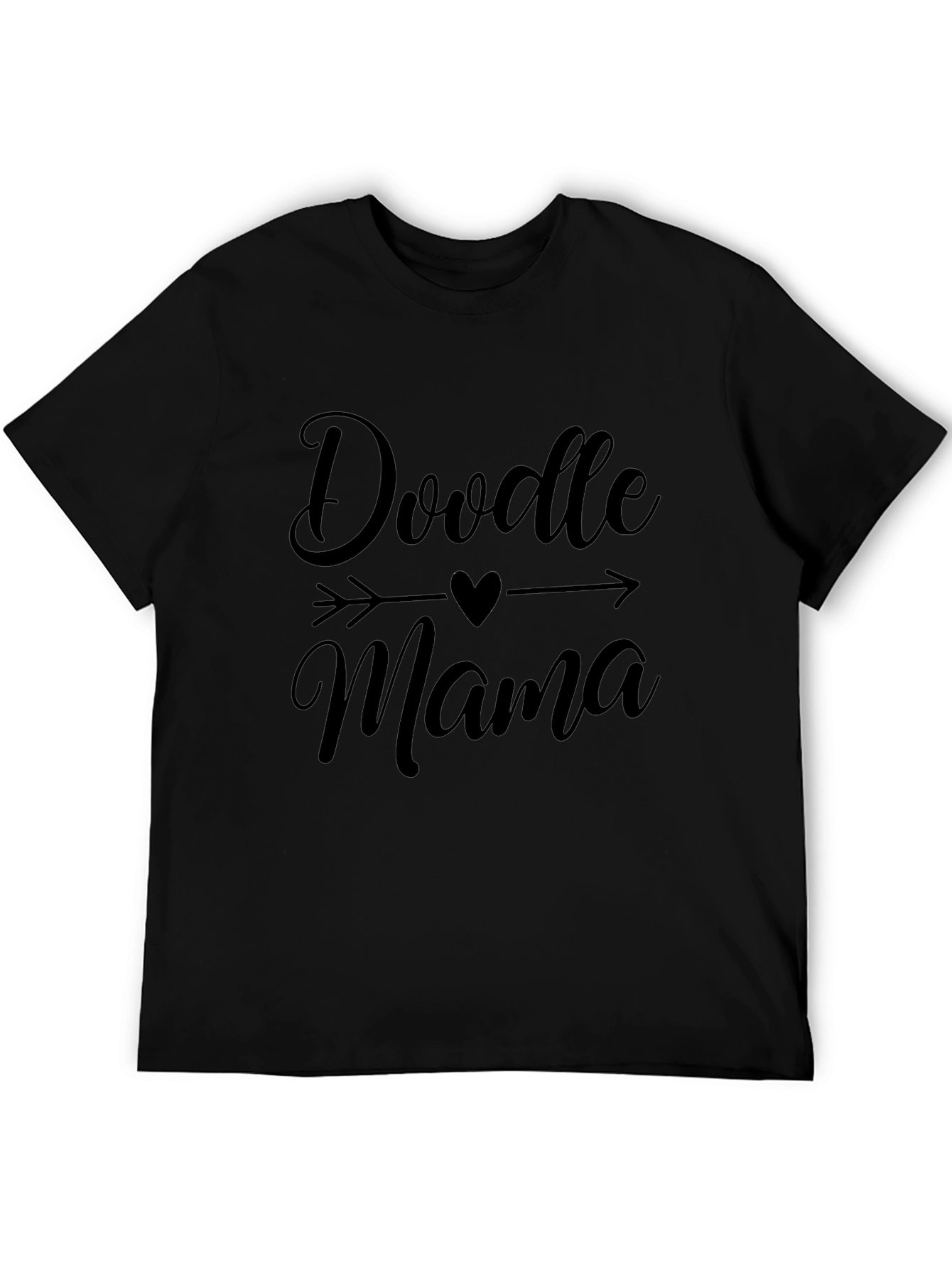 Doodle Mama Black Graphic Tee