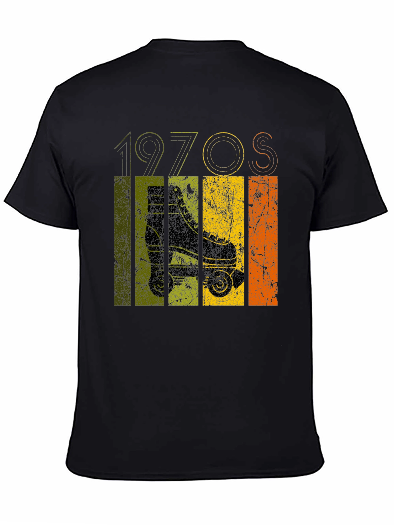 Retro 1970s Roller Skate Graphic T-Shirt